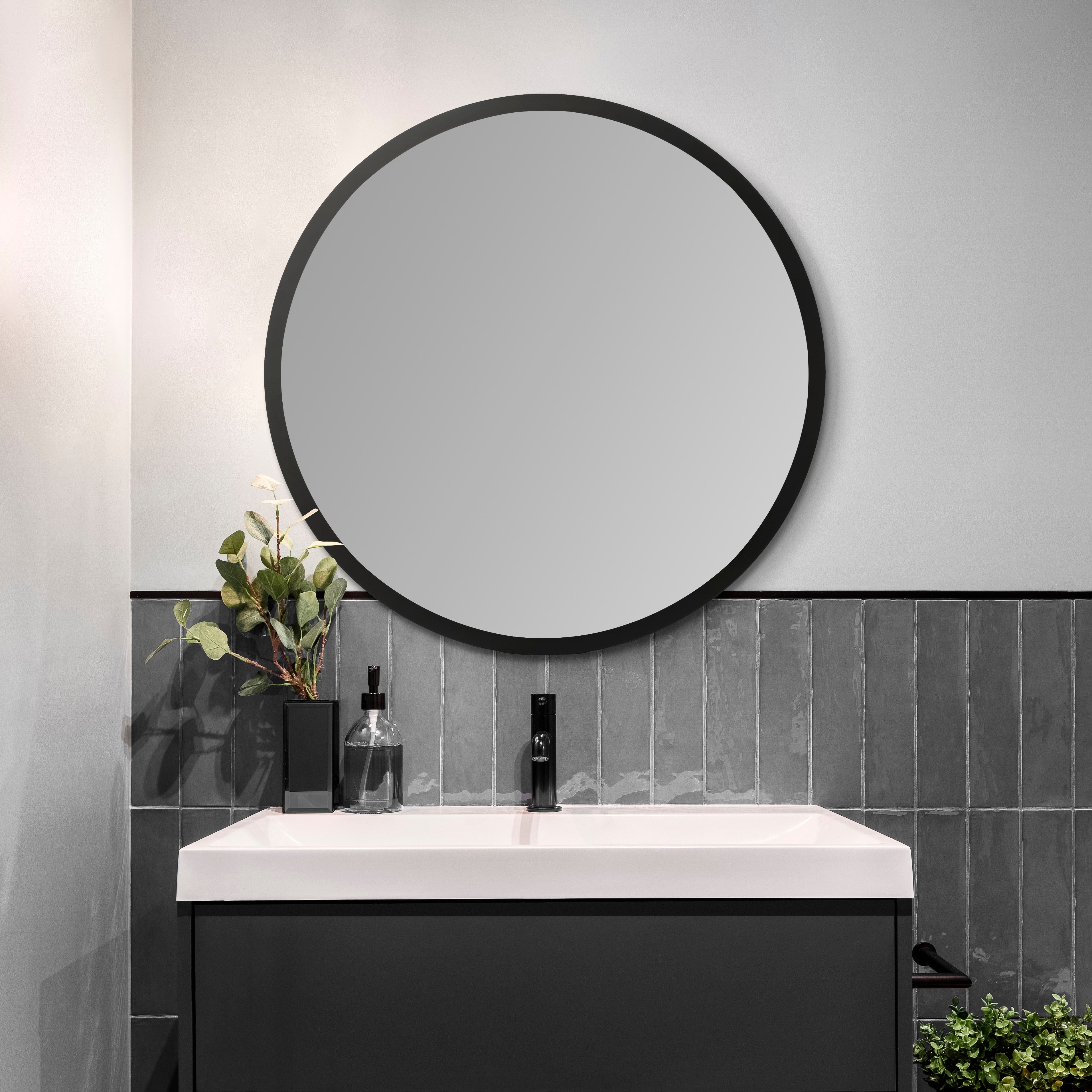 Imagen 3 de Espejo de baño con LED Ácido B-953 Bathstage - Negro 100 cm Negro
