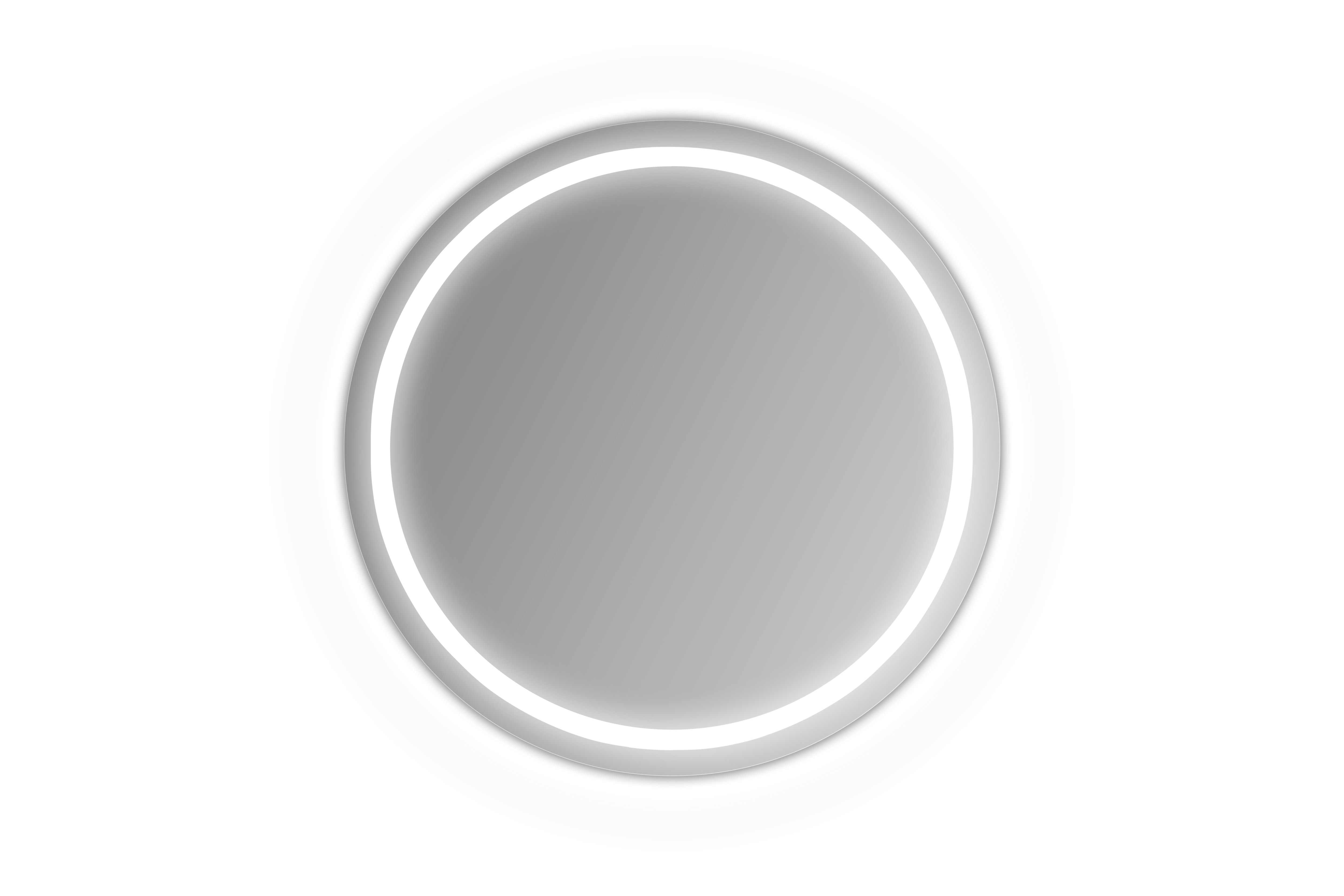Imagen 0 de Espejo de baño redondo con luz TRILED B-920 Bathstage Gris