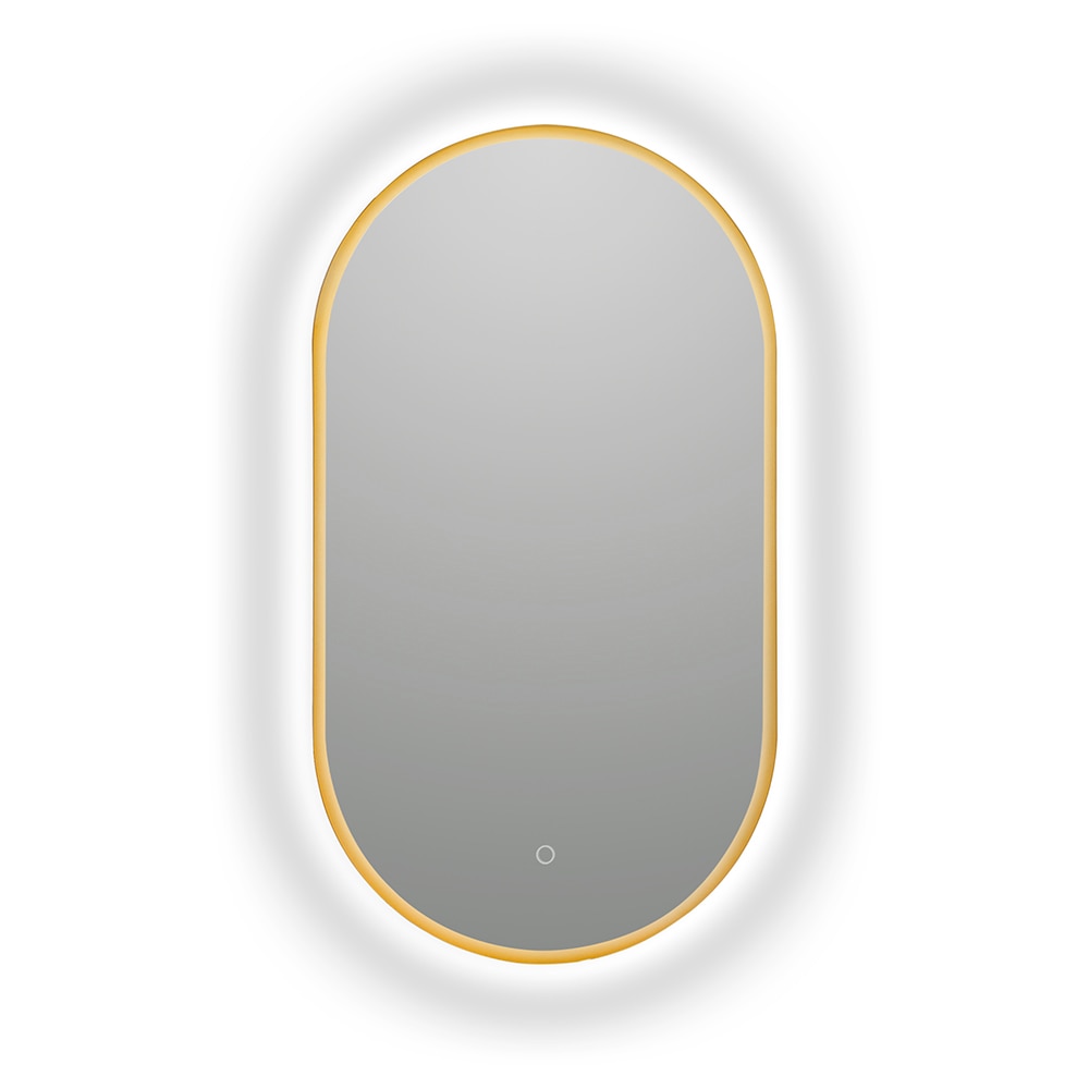 Imagen 0 de Espejo de baño ovalado con luz TRILED B-950 Bathstage Oro