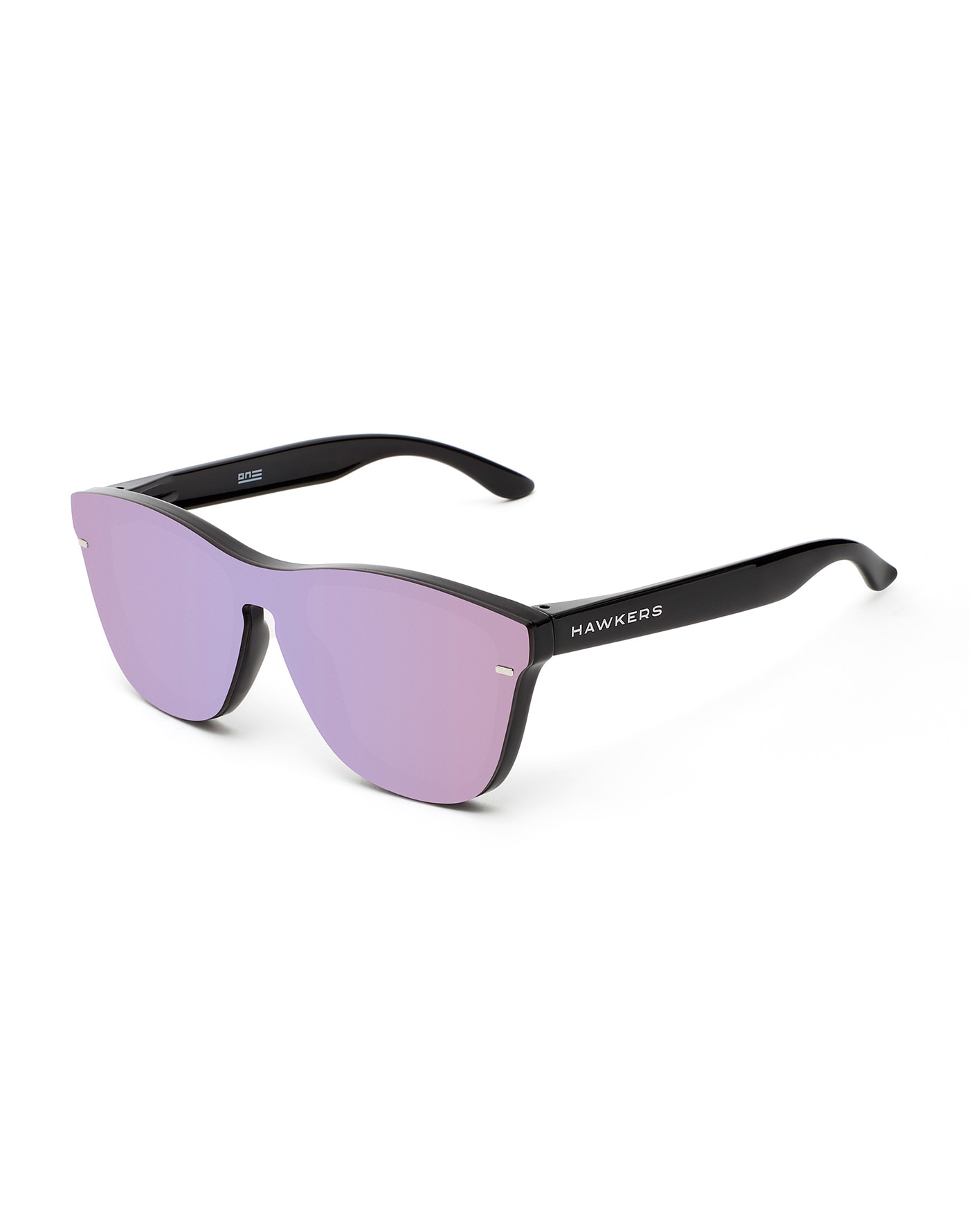 Gafas de sol unisex Hawkers con montura máscara en - Negro Negro-1