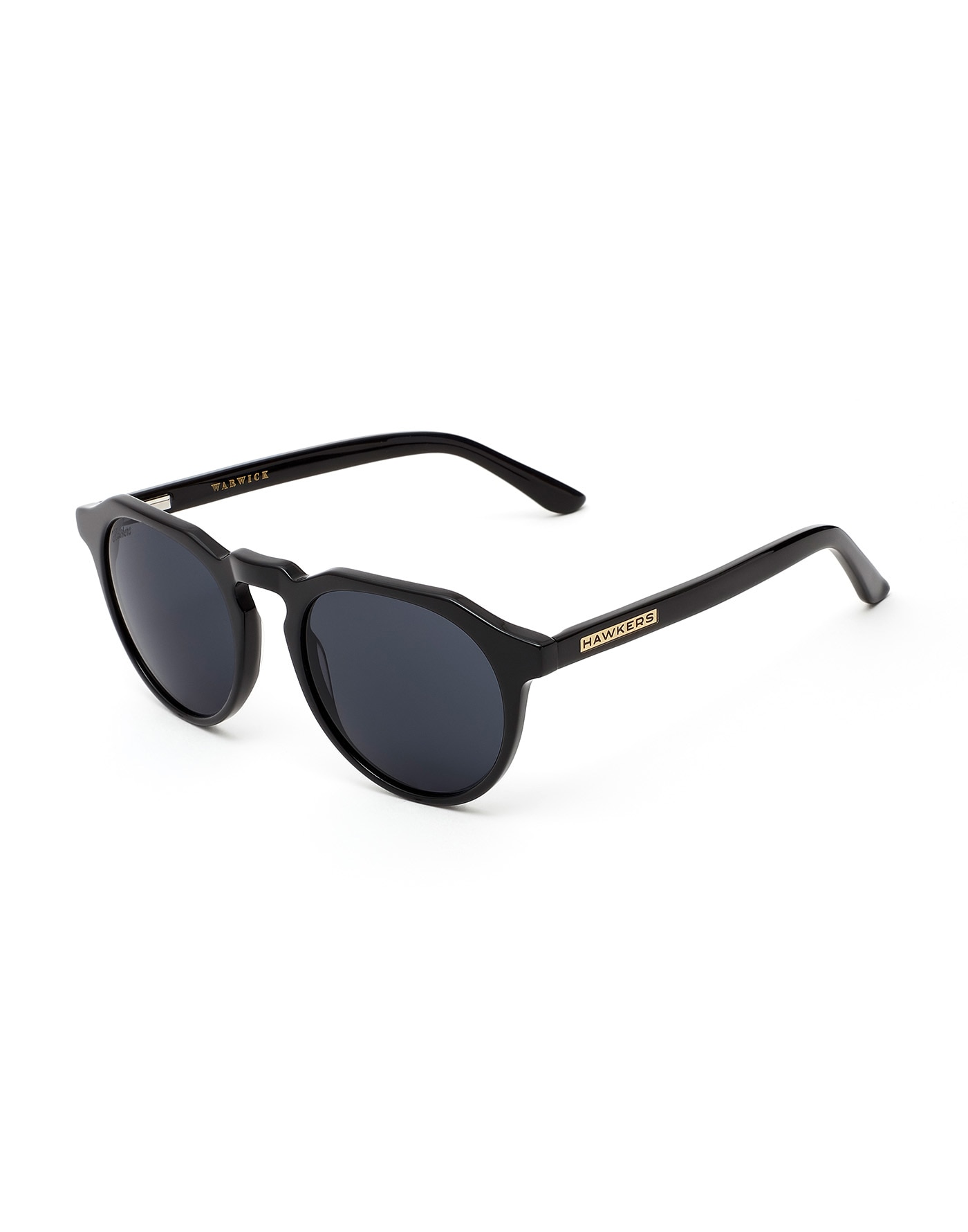 Imagen 0 de Gafas de sol unisex Hawkers con montura redonda en negro Negro