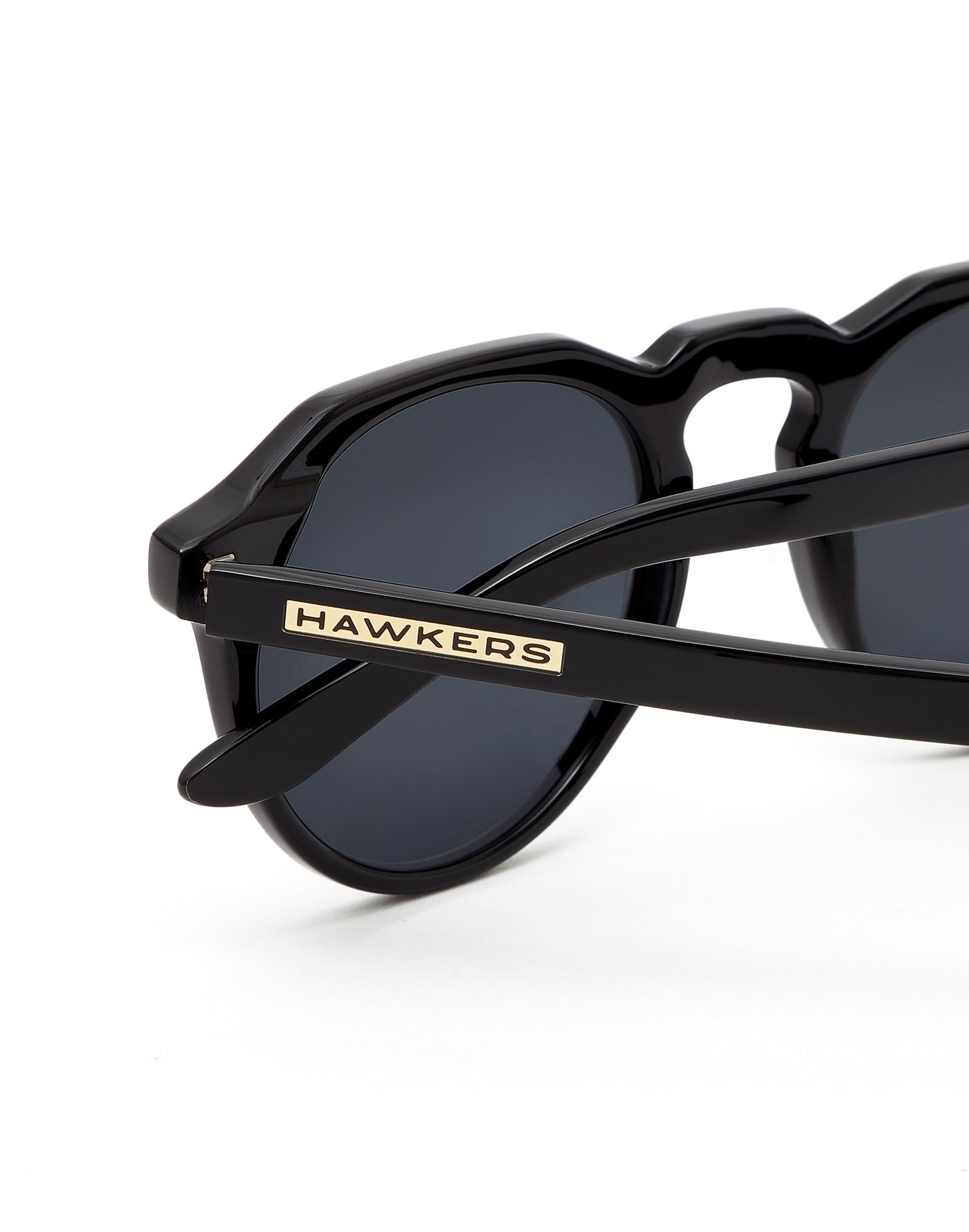 Gafas de sol unisex Hawkers con montura redonda en - Negro Negro-4