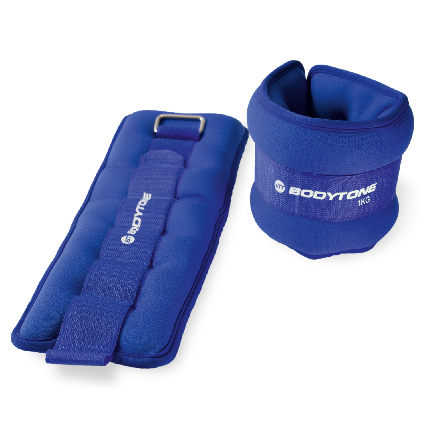 Imagen 0 de Set de 2 muñequeras tobilleras 1 kg L1 Bodytone Azul