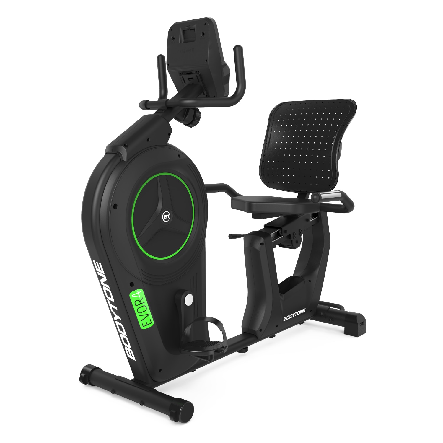 Bicicleta estática reclinada semiprofesional EVOR4 Bodytone - Negro Negro-3