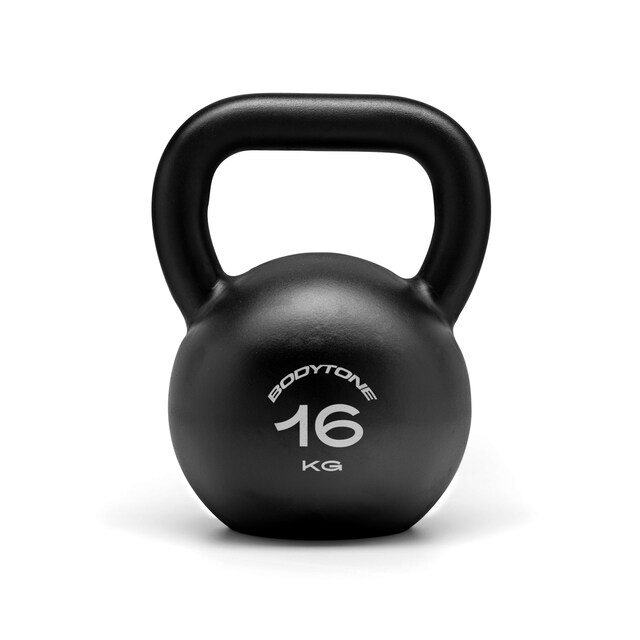 Imagen 0 de Kettlebell de hierro fundido 16kg profesional Bodytone