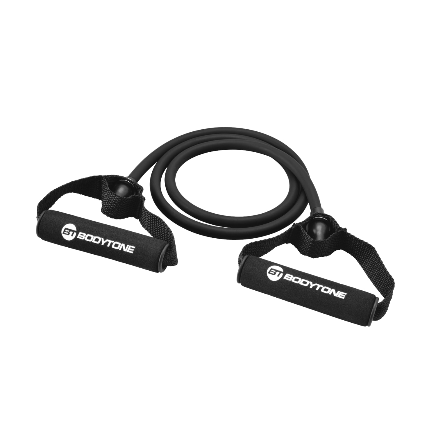 Imagen 0 de Goma elástica con agarre intensidad Alta Power tube Bodytone Negros