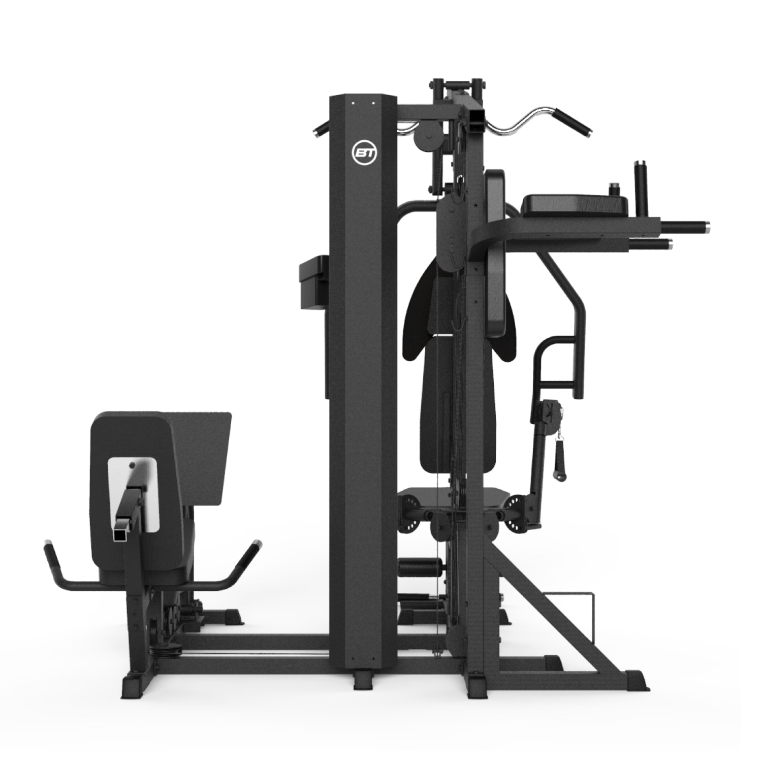Imagen 3 de Multiestación Semi Profesional completa de 4 puestos EVOM4 Bodytone - Negro Negro