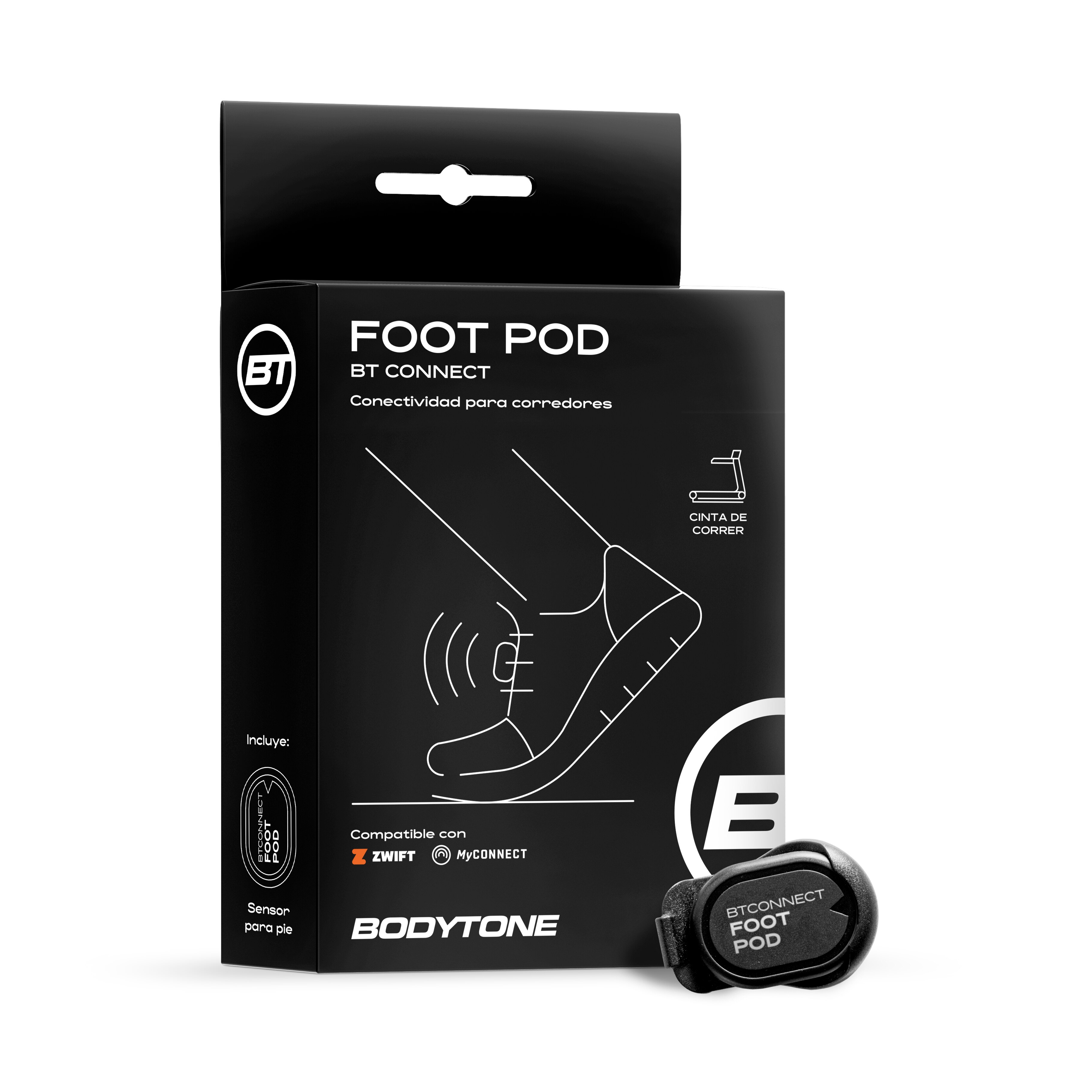 Sensor Footpod Bodytone - Negro Negro-5