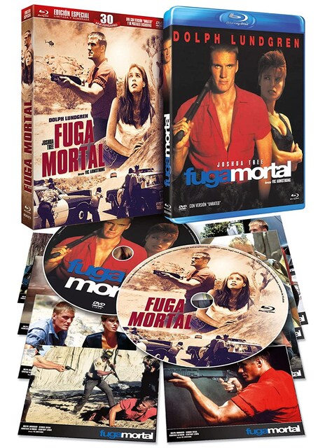 Imagen 0 de Fuga Mortal 2 discos BLU-RAY,DVD DVD de Extras con Funda y 8 Postales  1993 Joshua Tree