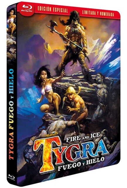 Imagen 0 de Tygra, Hielo y Fuego BLU RAY Edición Especial Metálica Numerada y Limitada 1983 Fire and Ice