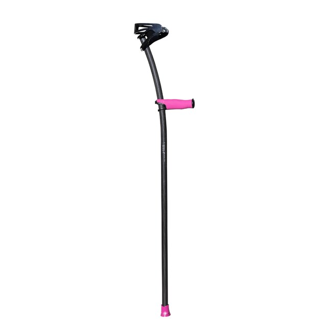 Imagen 0 de Muletas ortopédicas de fibra de carbono Sport Edition abrazadera abatible