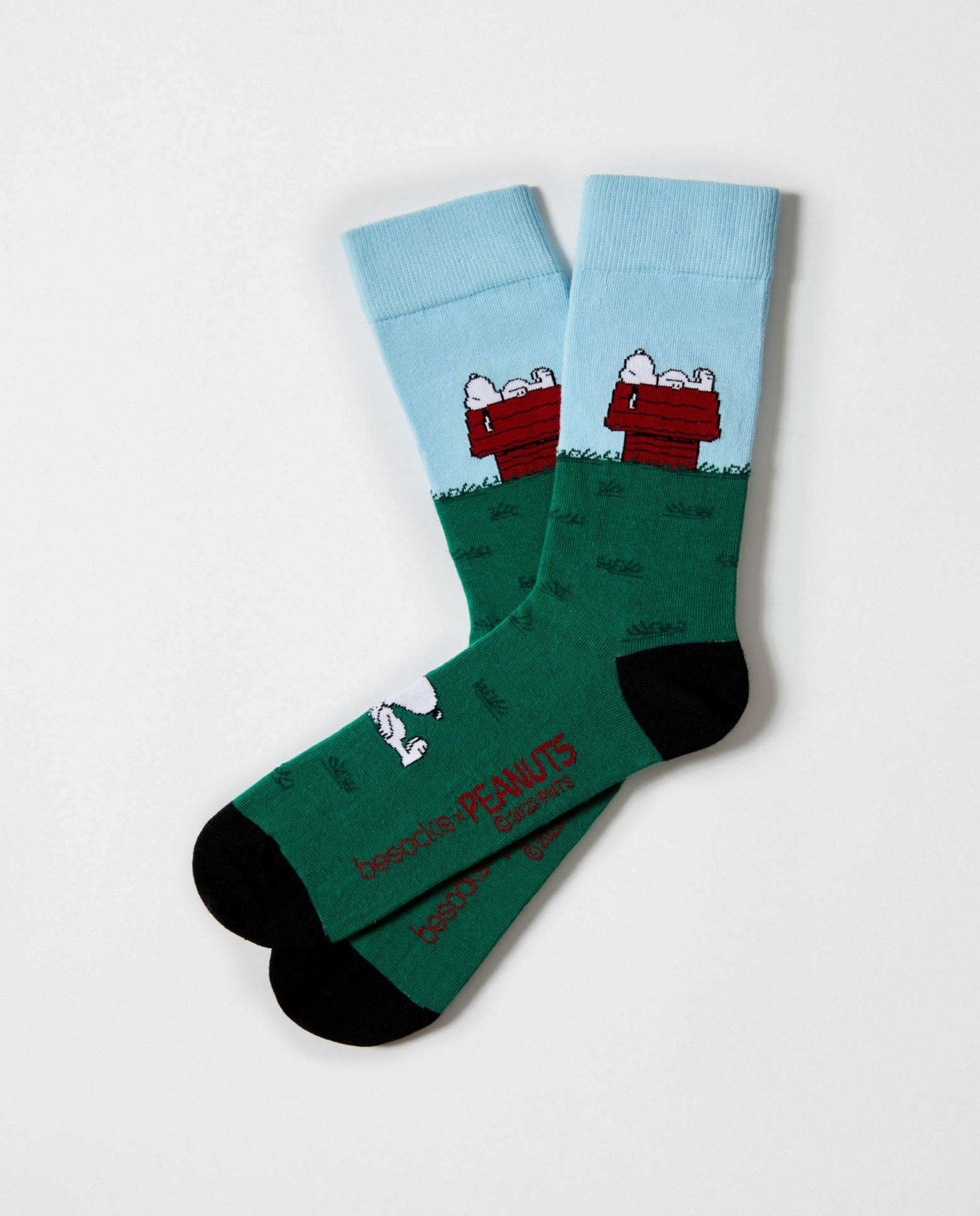 Imagen 1 de Calcetines altos de snoopy de algodón orgánico Multicolor