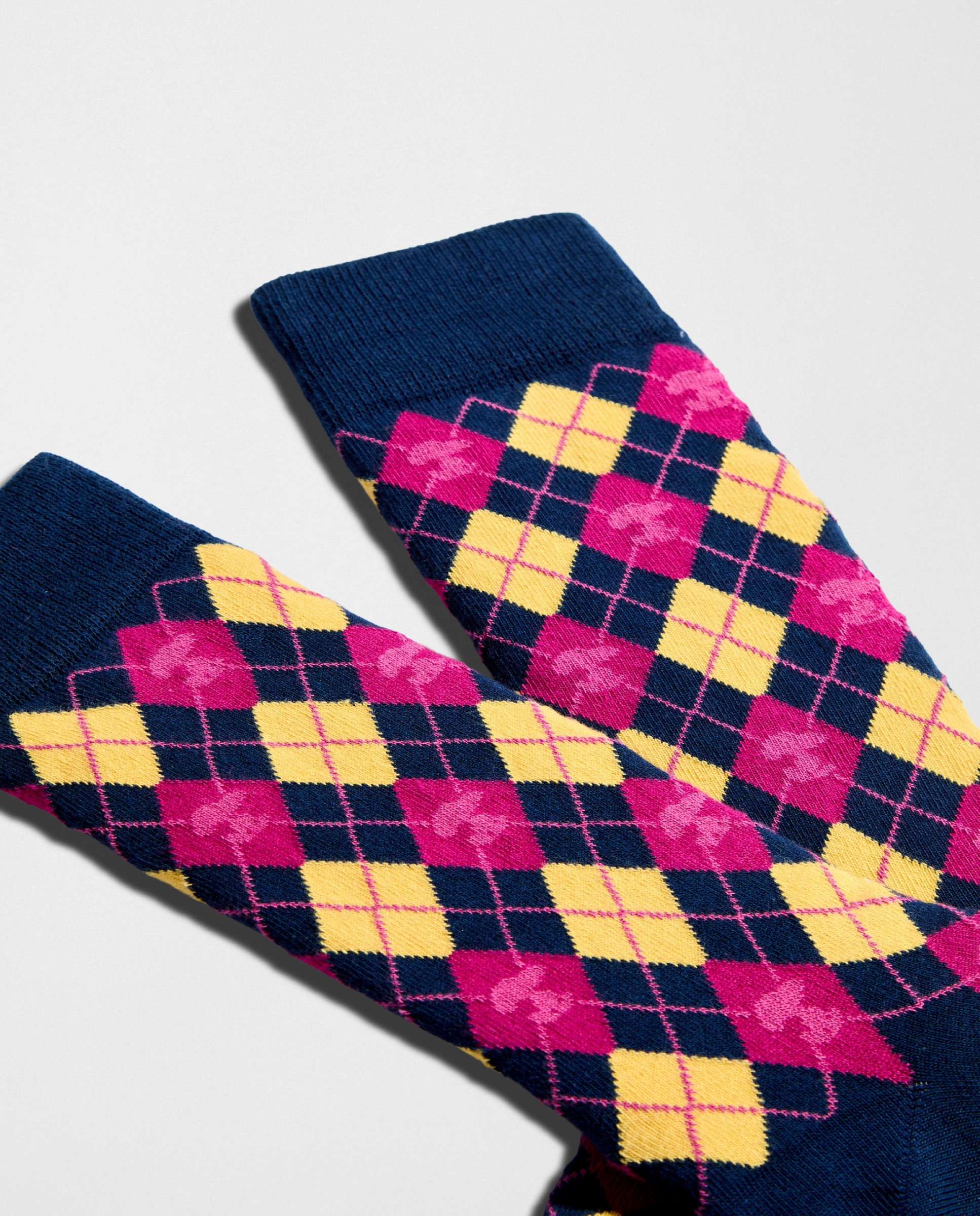 Calcetines altos de snoopy de algodón orgánico - Besocks - Azul marino Azul marino-2