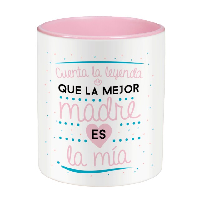 Imagen 0 de Taza con frase (Cuenta la leyenda que la mejor madre es la mía) Regalo original para MAMÁ - La Mente es Maravillosa