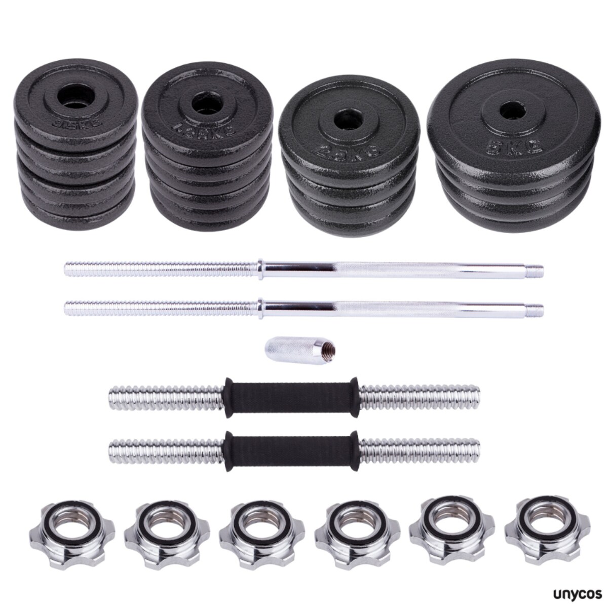 Juego De Pesas Con Barra De Bomba, 20 Kg O 30 Kg, Ideal Para Entrenamiento En Casa, Marca FK Sports
