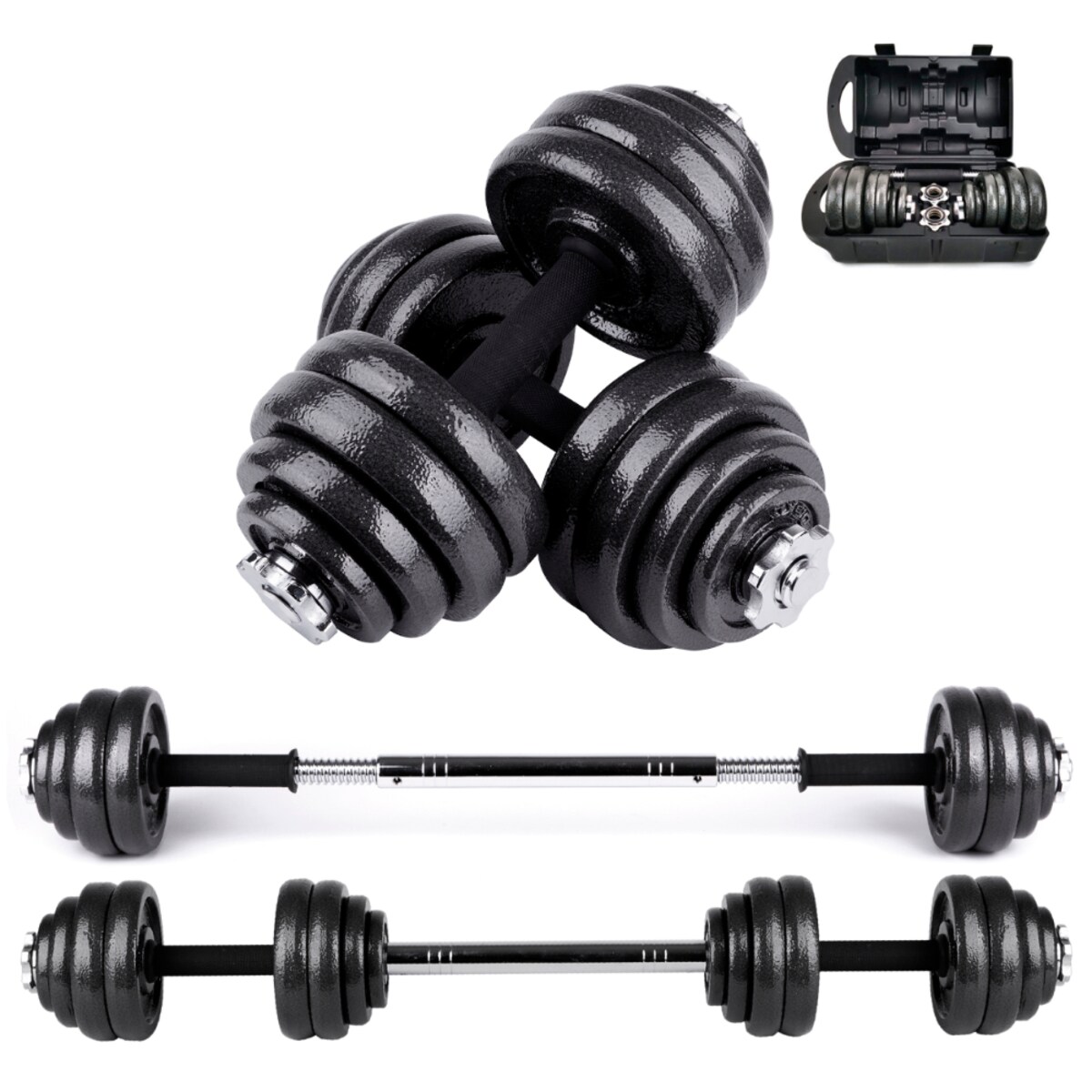 Kit Mancuernas Comprar Mancuernas Con Discos Maleta Precios De