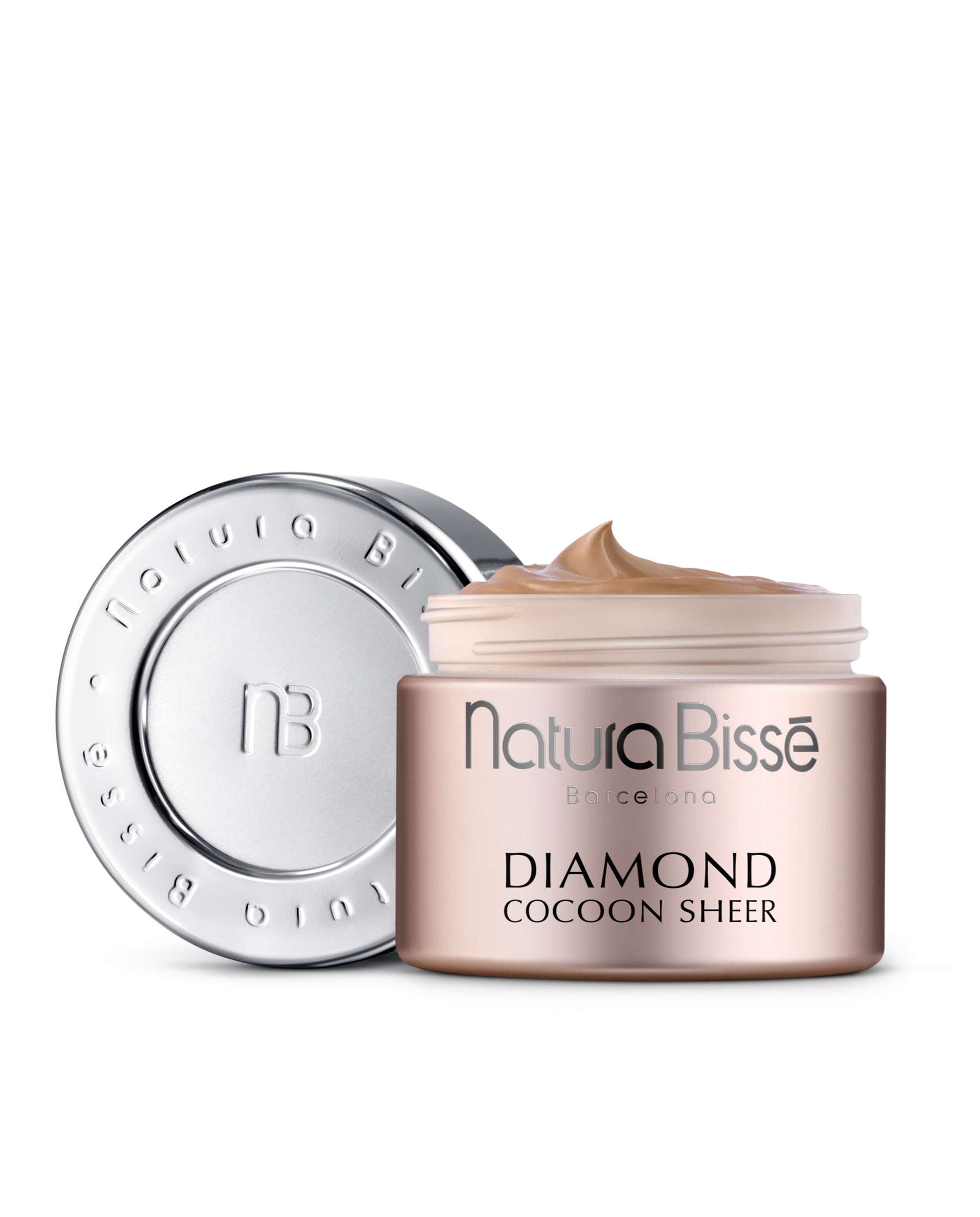 Crema hidratante fortalecedora con color Diamond Cocoon Sheer