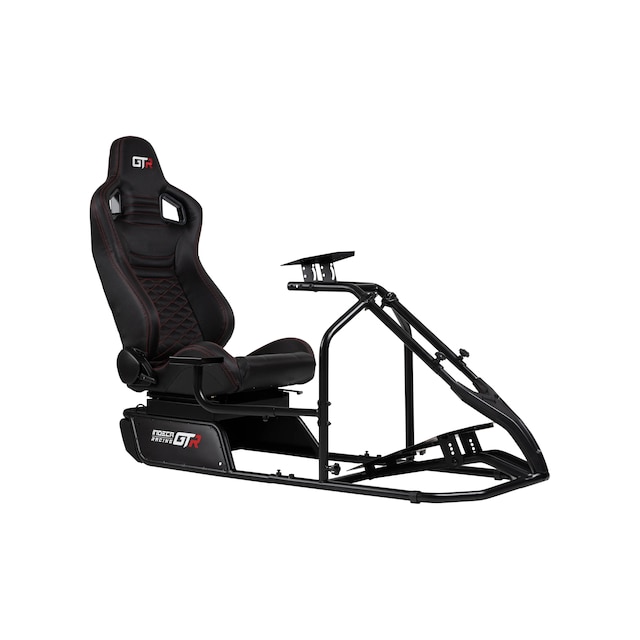 MASTER RACER Gaming Seat GTR estilo direct drive en piel símil fibra de carbono Indeca