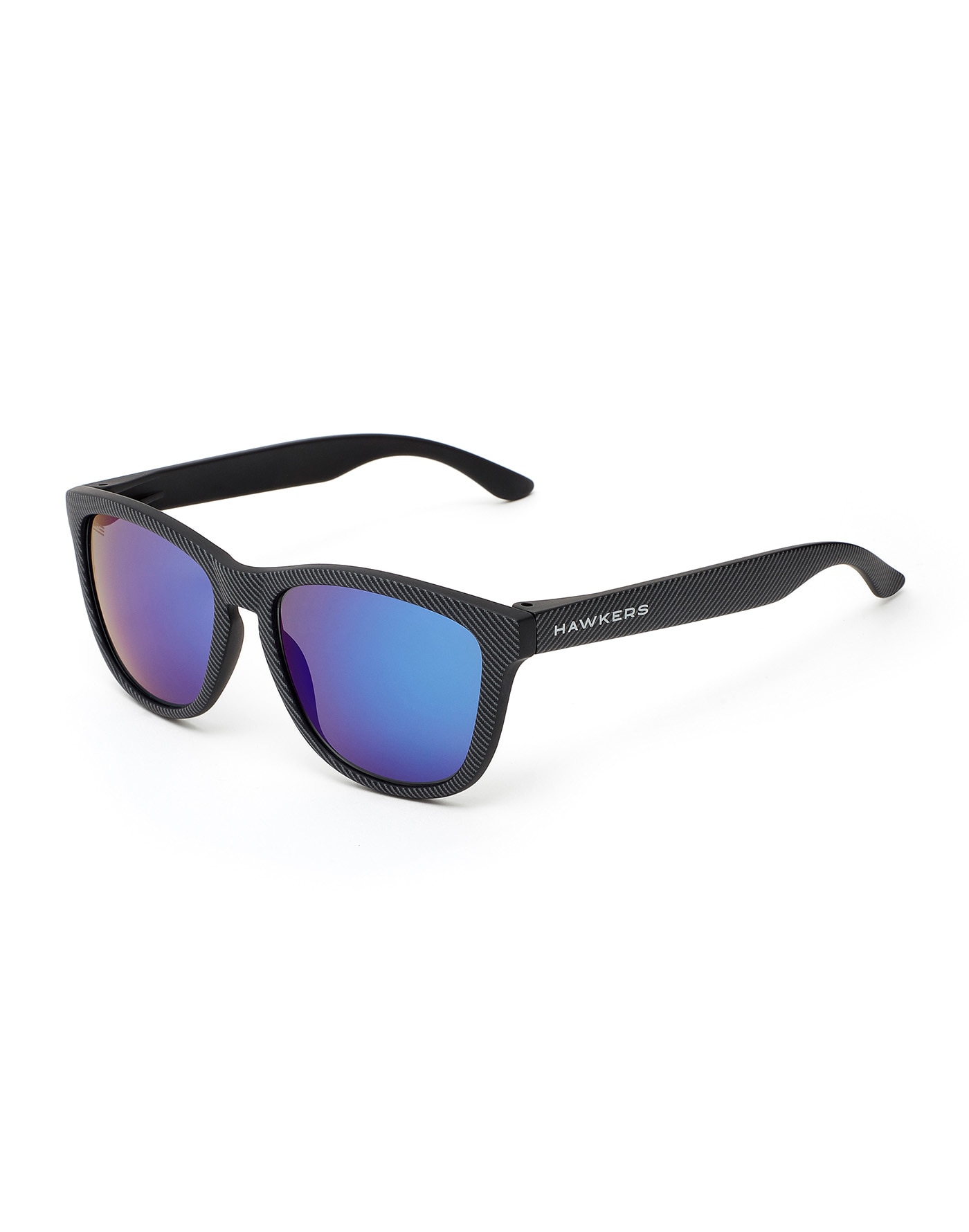 Gafas de sol de hombre Hawkers ONE CARBONO con montura en fibra de carbono - Negro / Azul Negro / Azul-1
