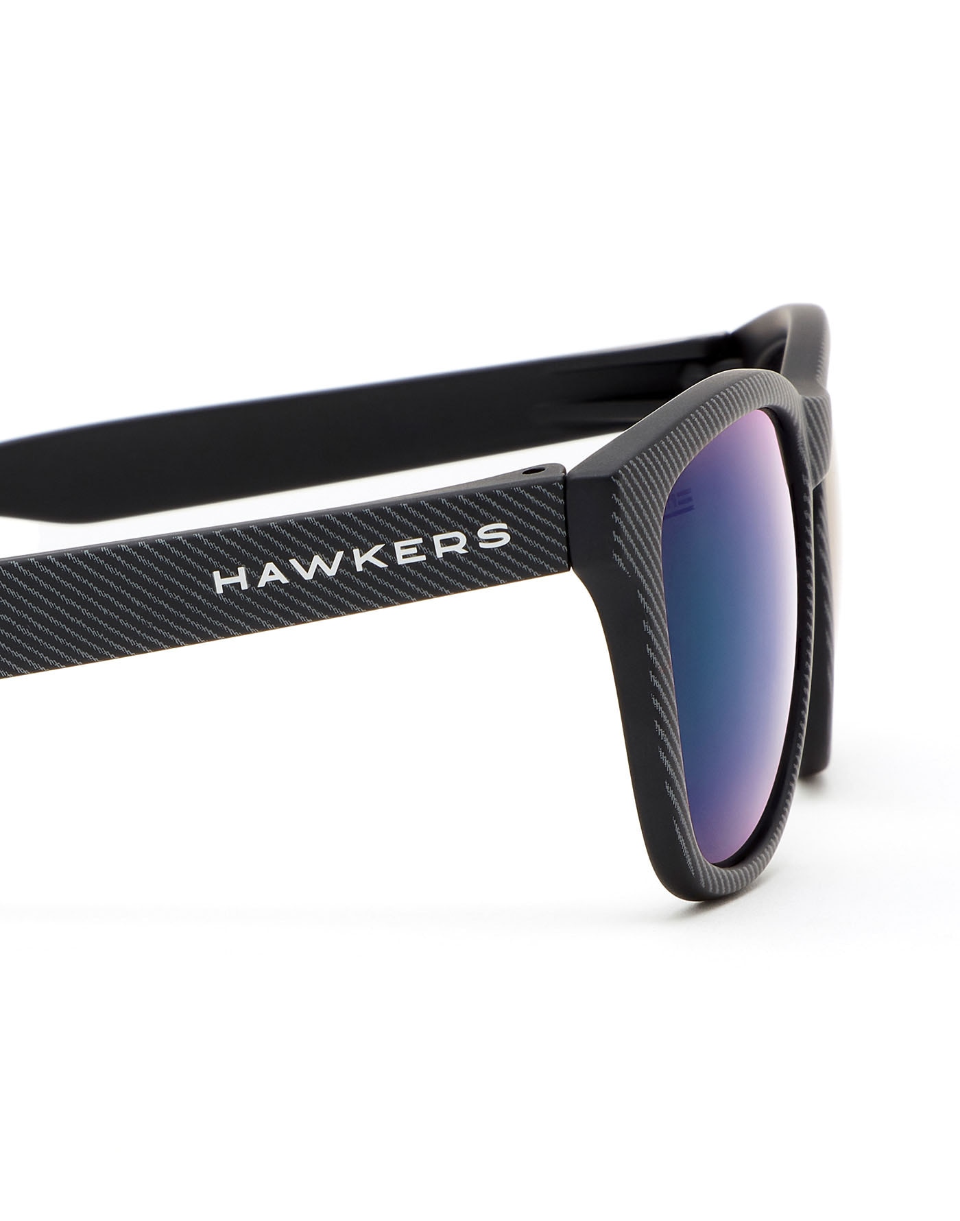 Gafas de sol de hombre Hawkers ONE CARBONO con montura en fibra de carbono - Negro / Azul Negro / Azul-3