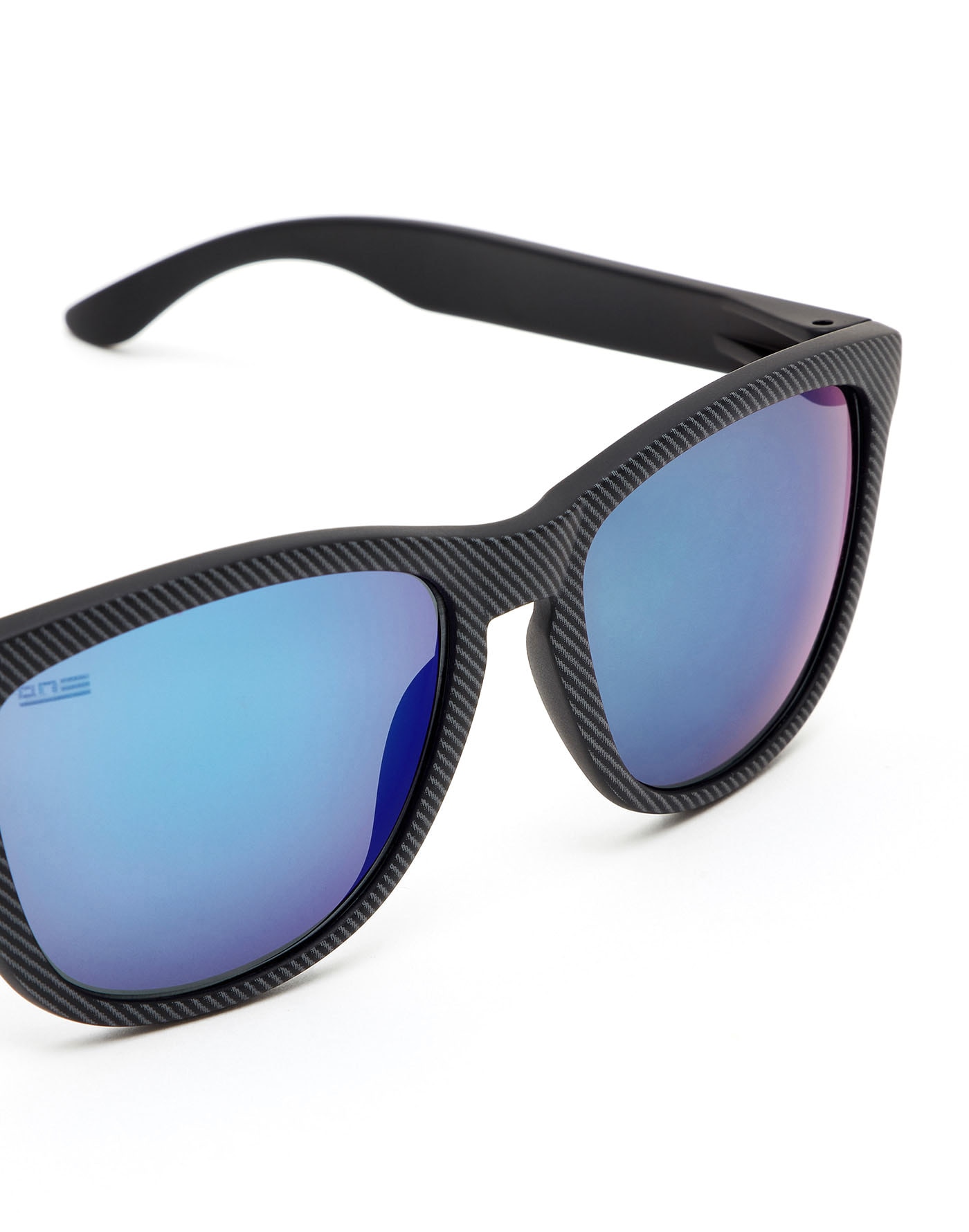 Gafas de sol de hombre Hawkers ONE CARBONO con montura en fibra de carbono - Negro / Azul Negro / Azul-5