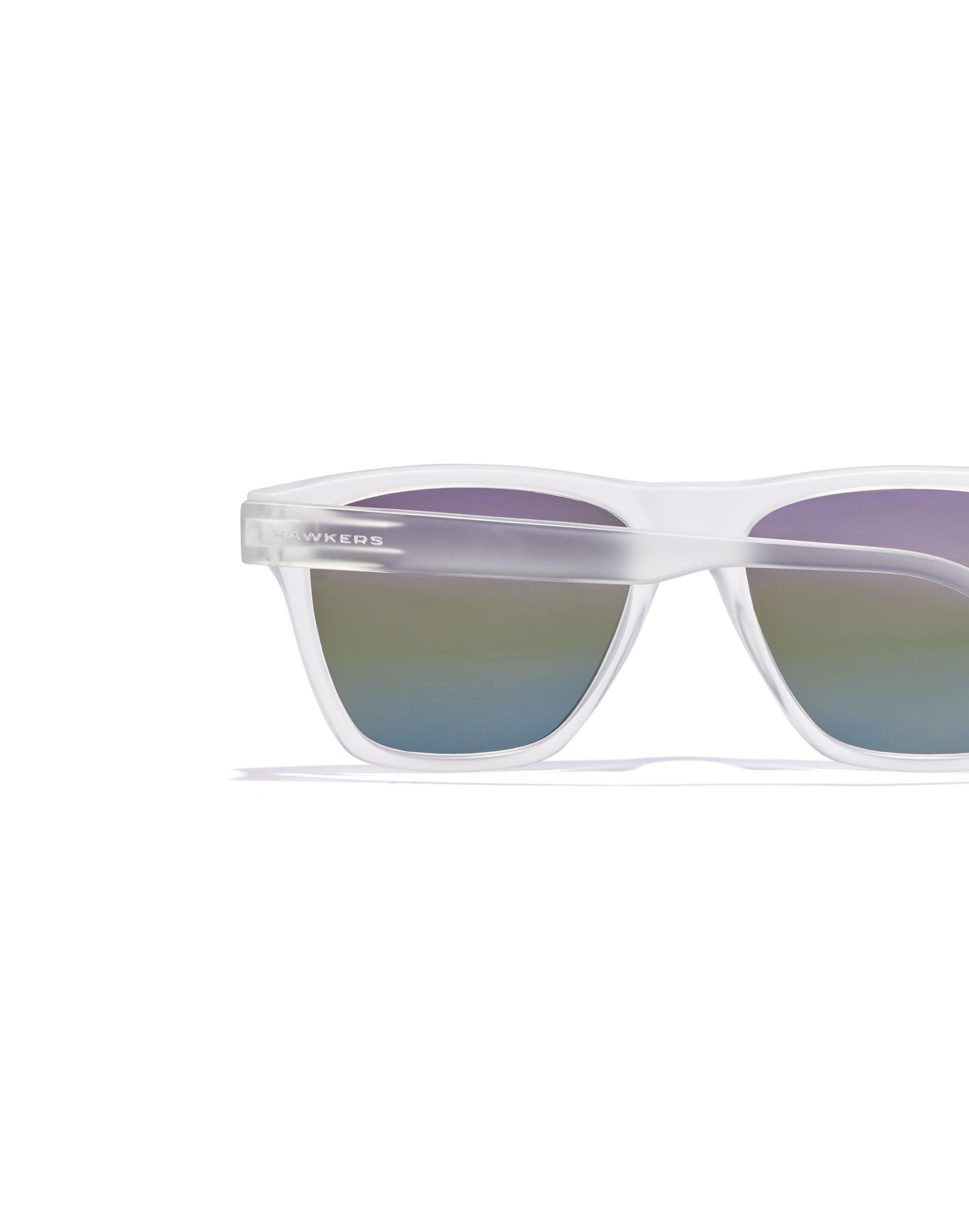 Gafas de sol de mujer Hawkers ONE LS RODEO cuadrada en color transparente - Cristal Cristal-3