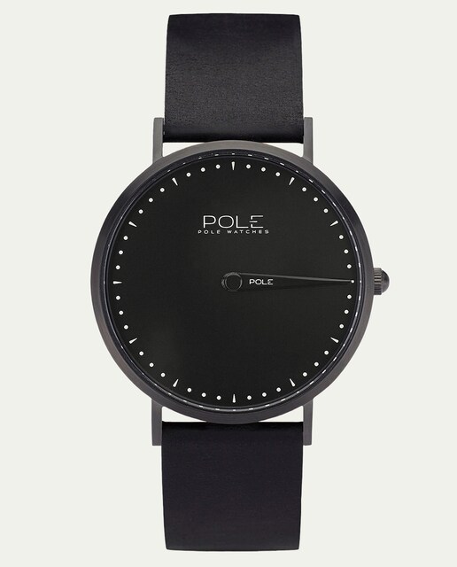 Imagen 0 de Reloj de hombre Raven C-1002NE-NE07 de piel color negro
