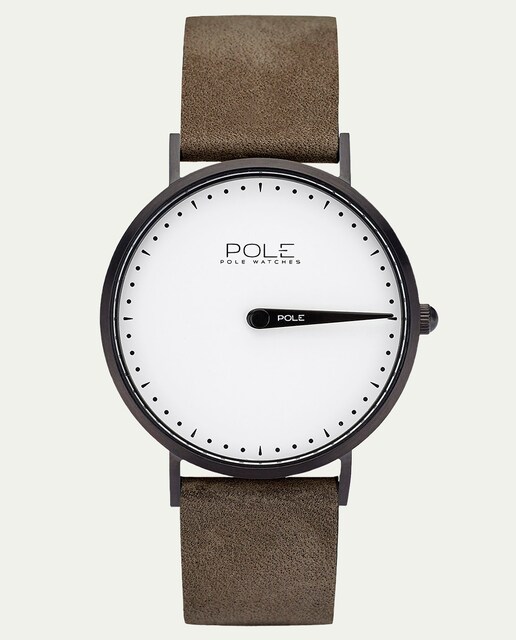 Imagen 0 de Reloj de hombre Everest C-1002BL-NE01 de piel color verde