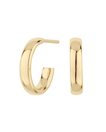 Pendientes Aro Plata Chapada En Oro 18Kt Perla Barroca Ref: G3474 - Joyería Y Relojería Cuarzo