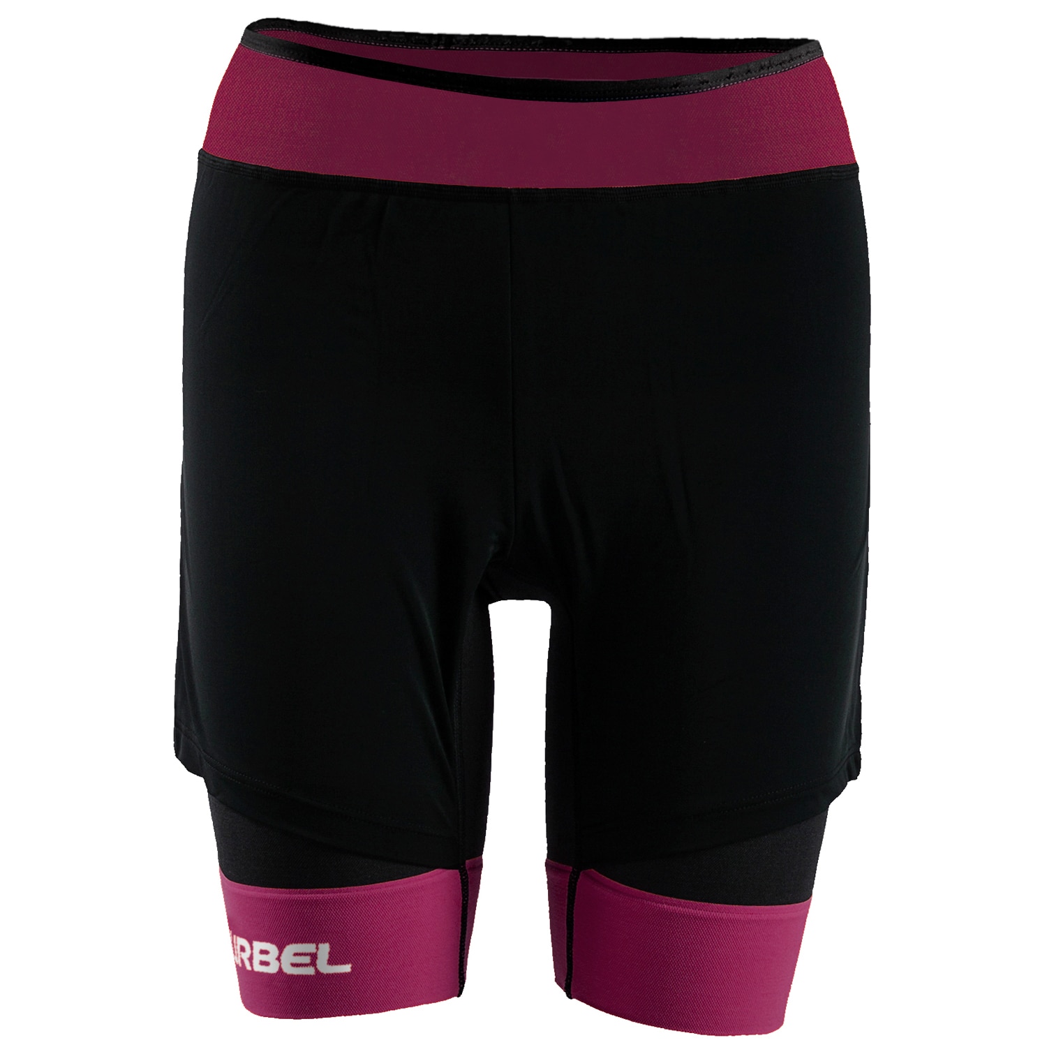 Imagen 0 de Malla de trail running de mujer Samba Shorts W Lurbel Negro / Rosa