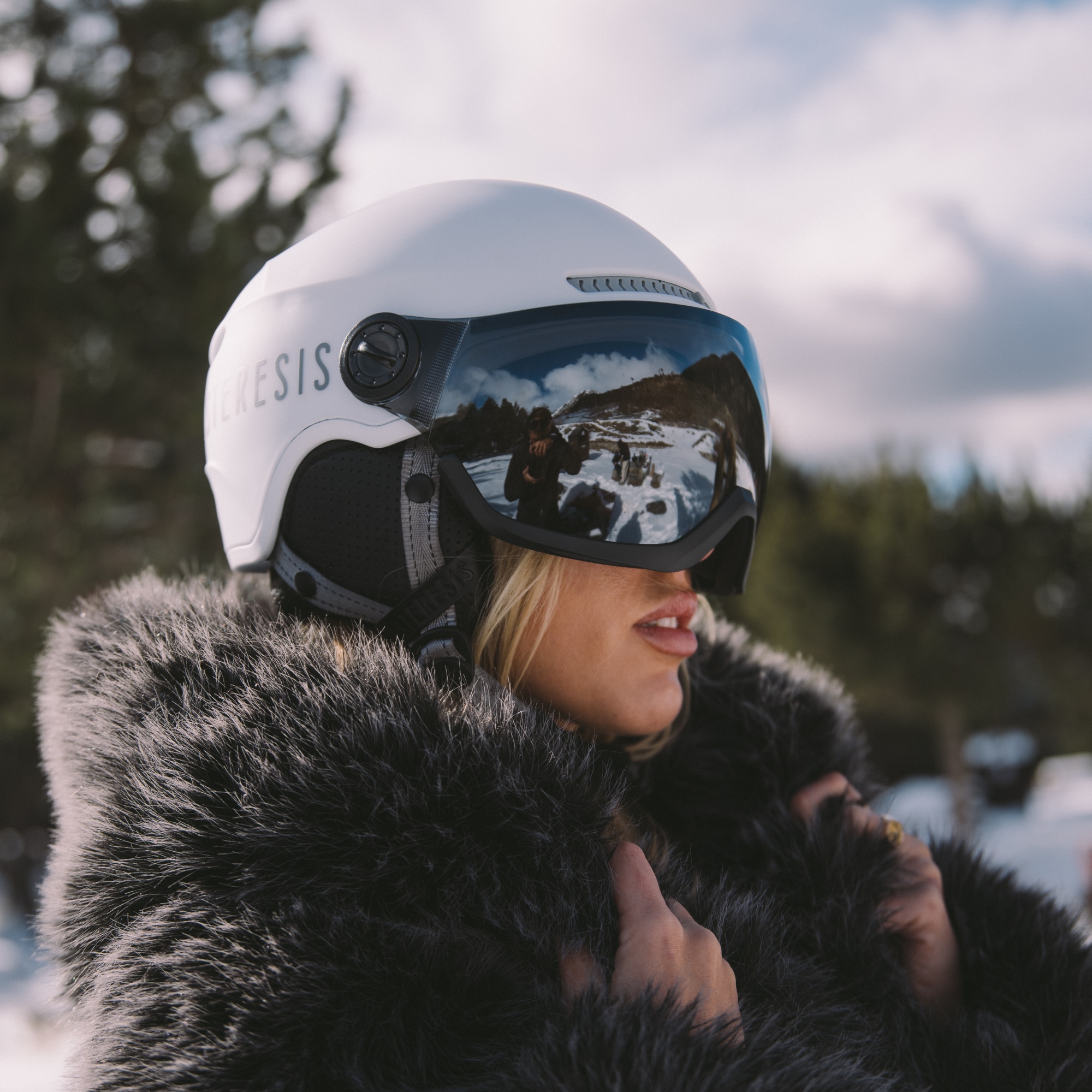 Casco de esquí y snow con Visor H-Shock Hysteresis - Gris Gris-7