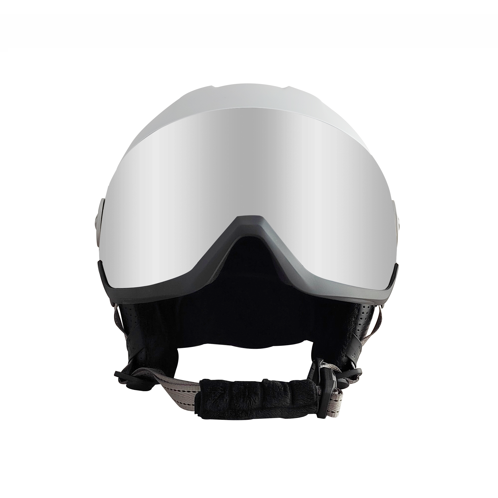 Casco de esquí y snow con Visor H-Shock Hysteresis - Blanco Blanco-2