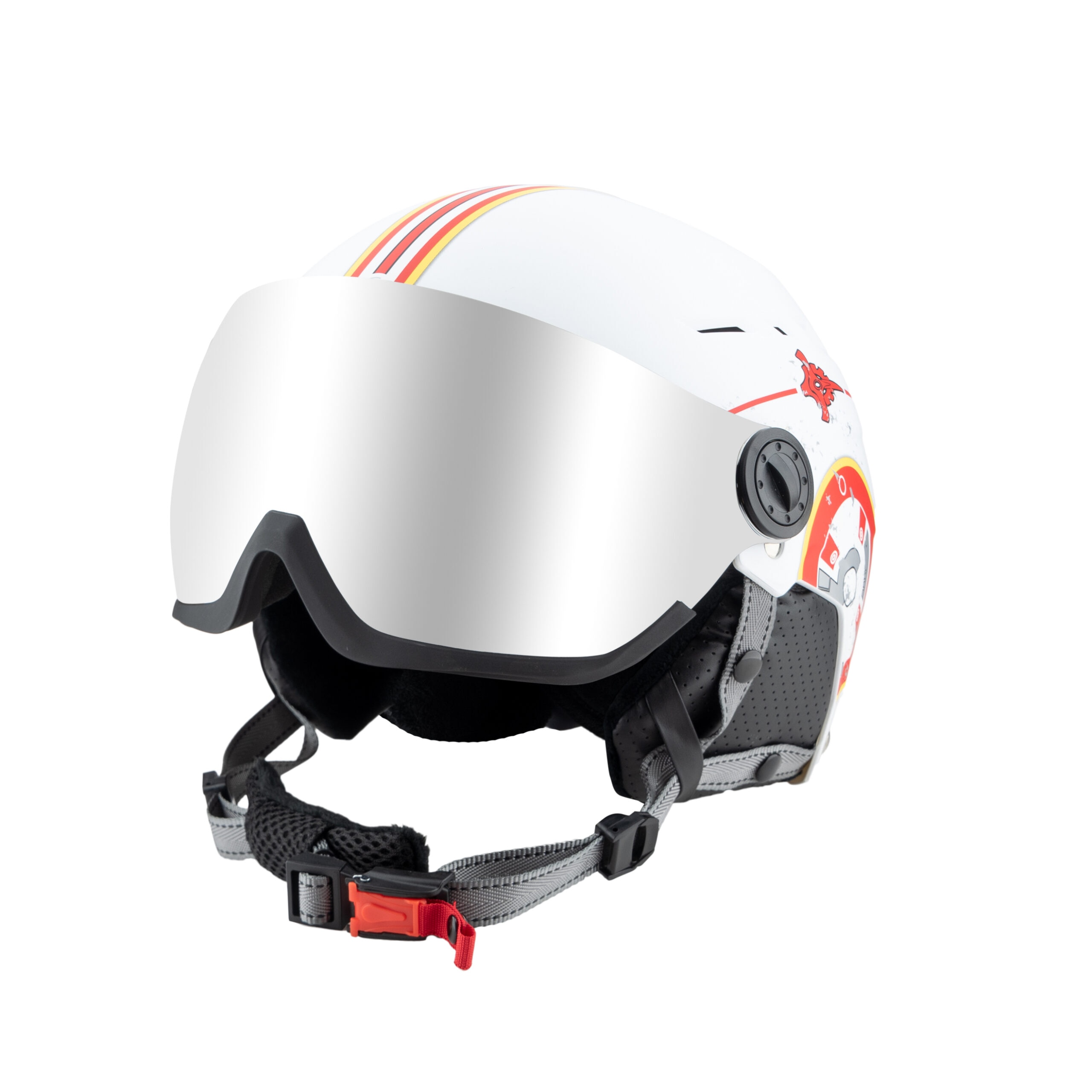 Imagen 0 de Casco de esquí y snow con Visor H-Shock Combat Hysteresis Blanco