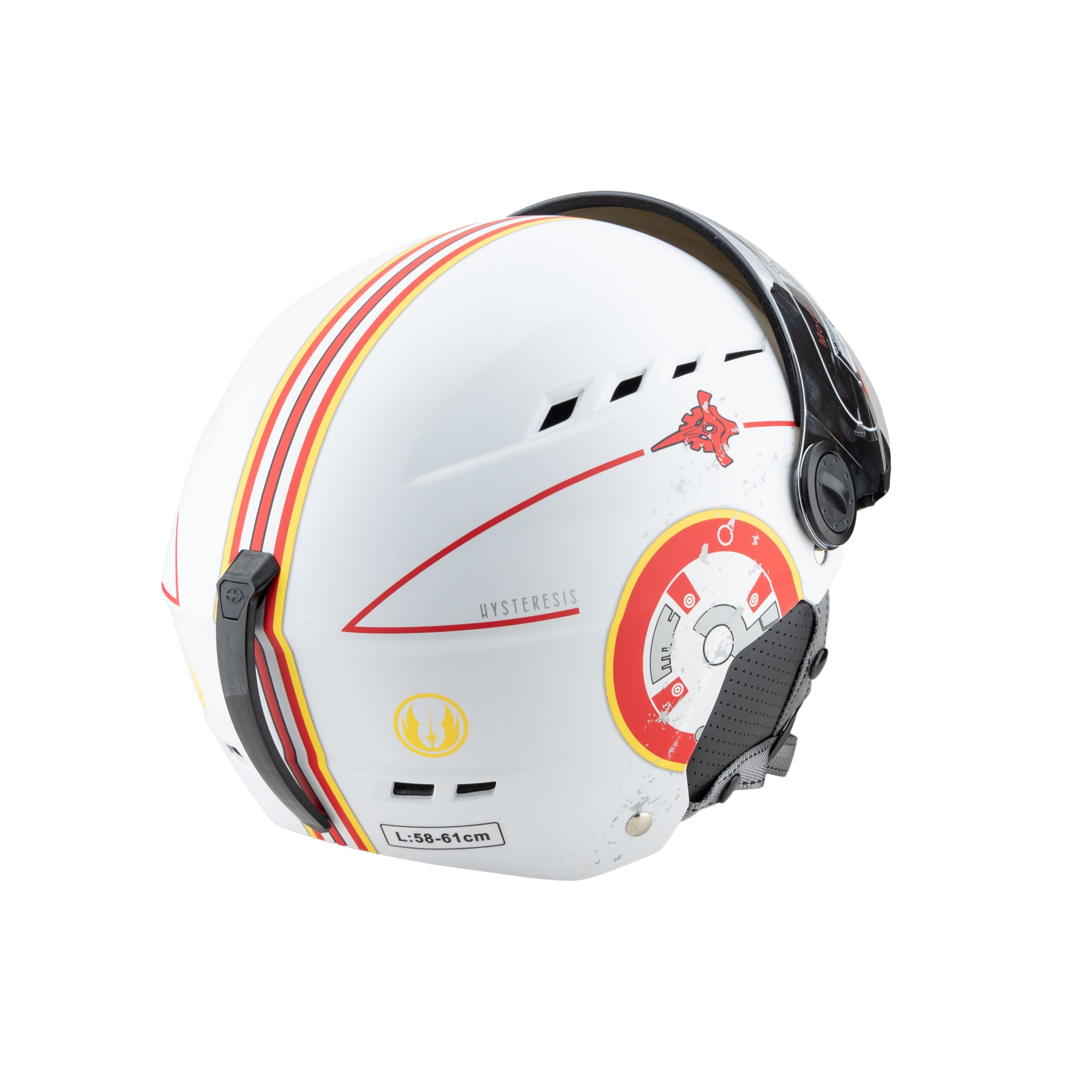 Casco de esquí y snow con Visor H-Shock Combat Hysteresis - Blanco Blanco-2