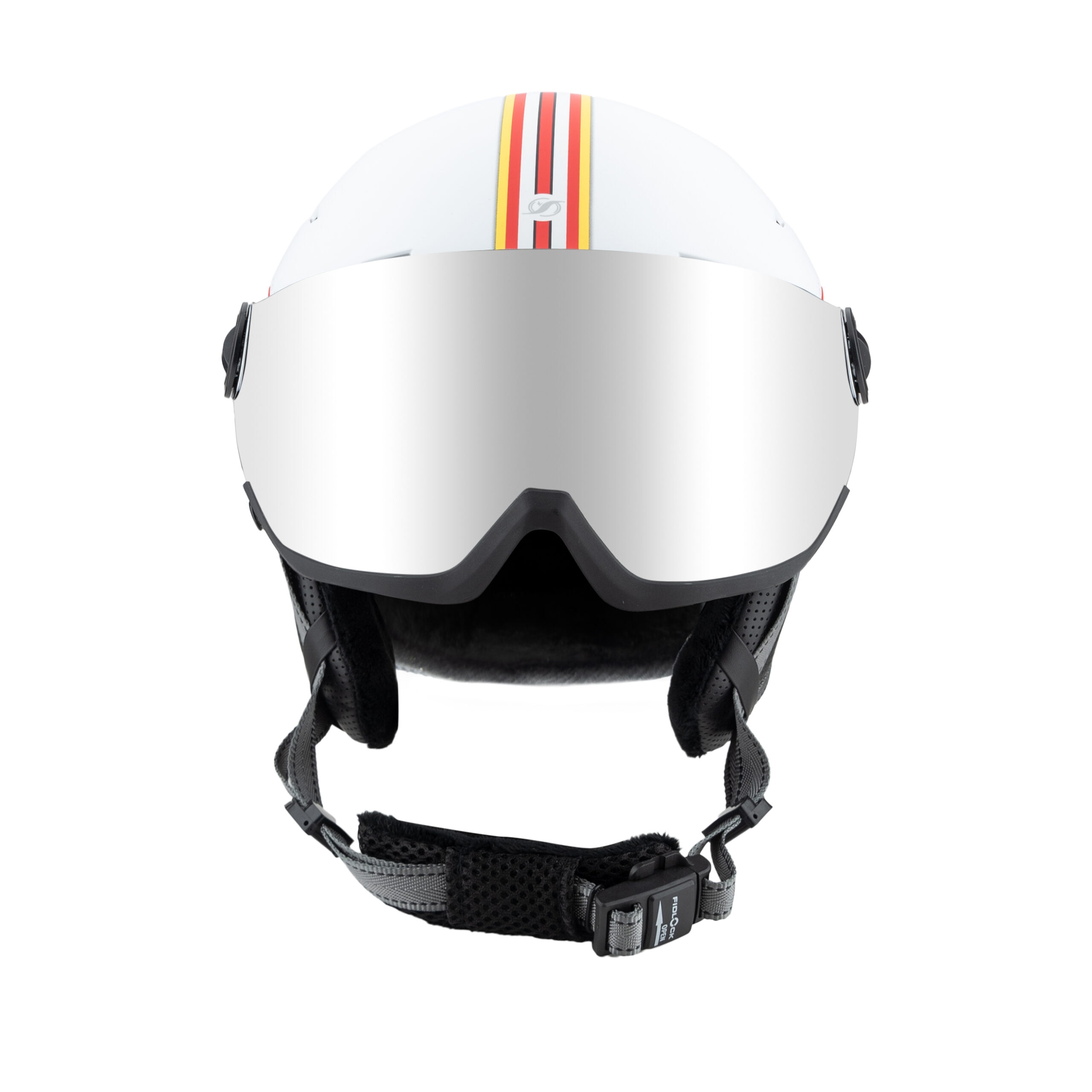 Casco de esquí y snow con Visor H-Shock Combat Hysteresis - Blanco Blanco-3