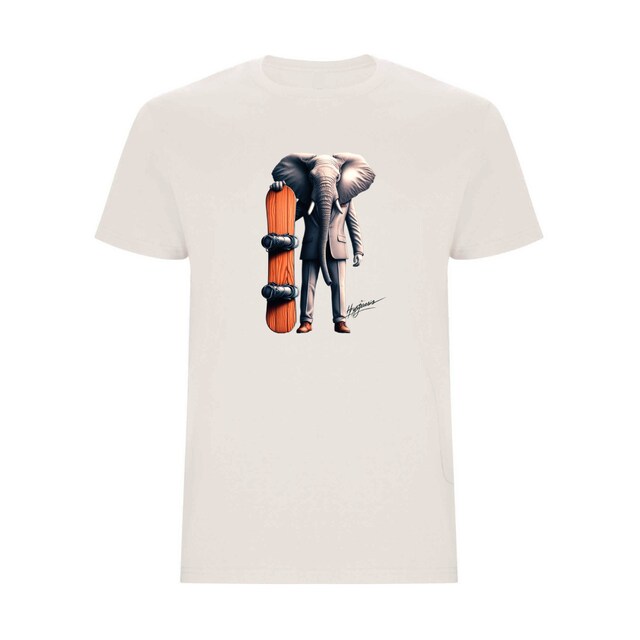 Imagen 0 de Camiseta unisex Elefante Snow Vintage Hysteresis