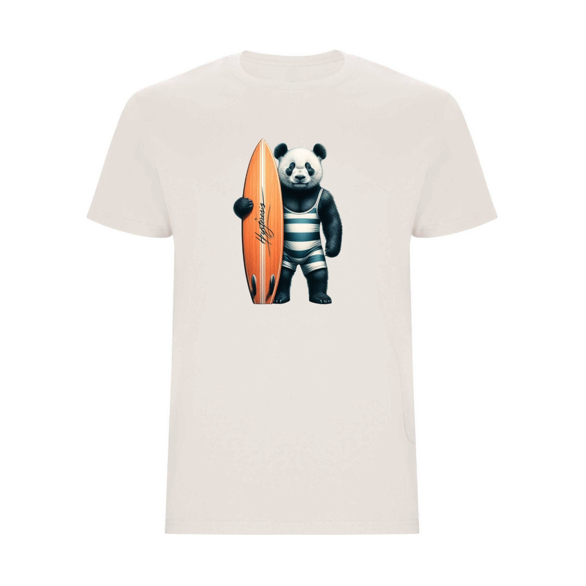 Imagen 0 de Camiseta unisex Panda Surf Vintage Hysteresis Beige