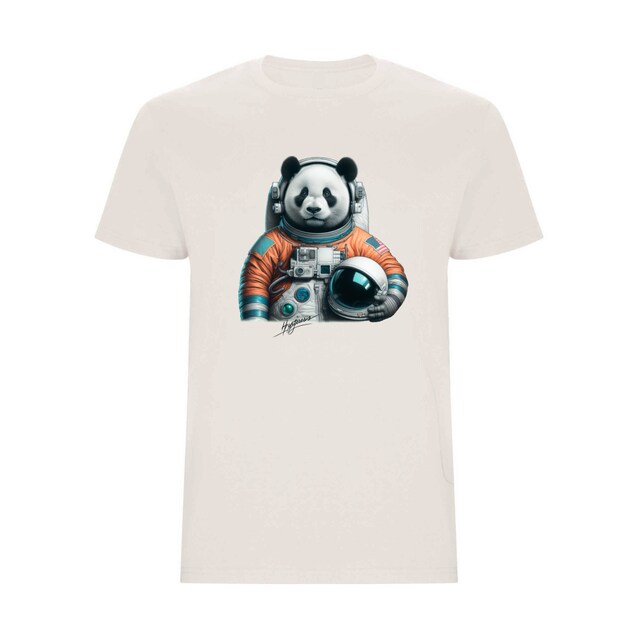 Imagen 0 de Camiseta unisex Panda Astronauta Vintage Hysteresis