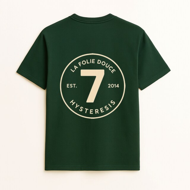 Imagen 0 de Camiseta unisex Folie Esqui Verde Vintage Hysteresis