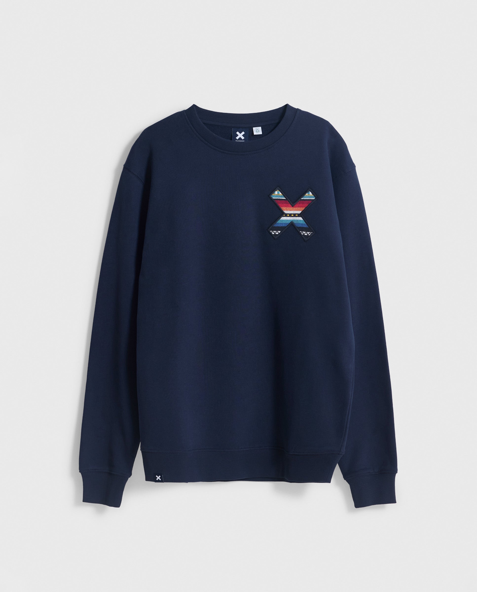 Sudadera de hombre de 100% algodón orgánico classic - Blue Banana - Azul marino Azul marino-1