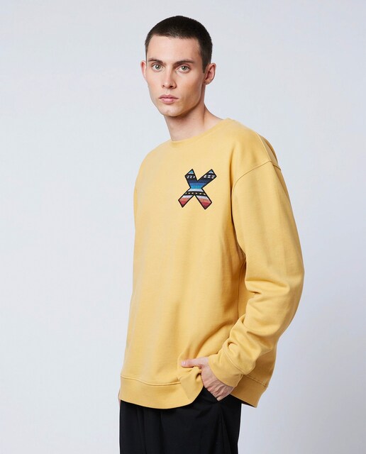 Imagen 0 de Sudadera de hombre color amarilla