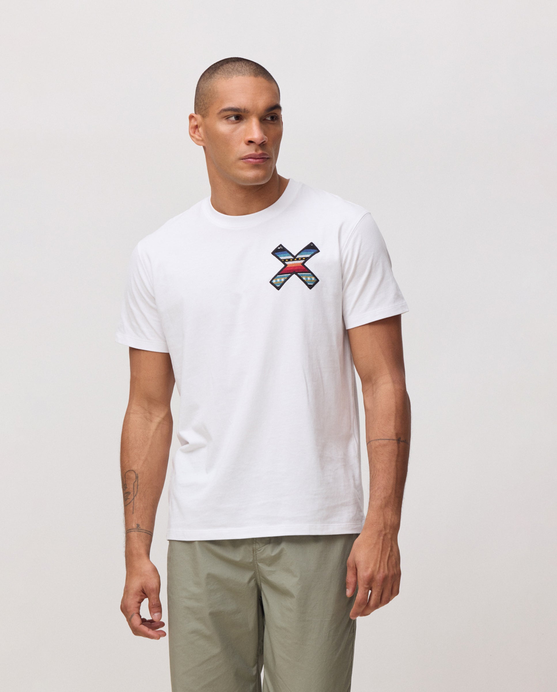 Blue Banana - Camiseta de hombre classic blanco.