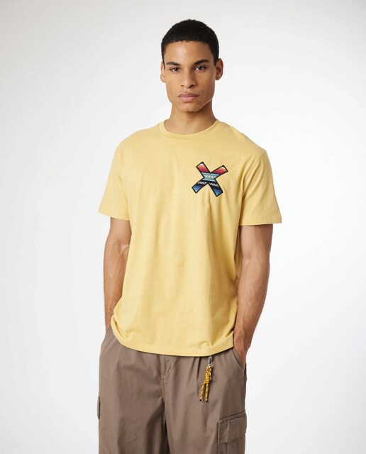 Imagen 0 de Camiseta de hombre color amarilla