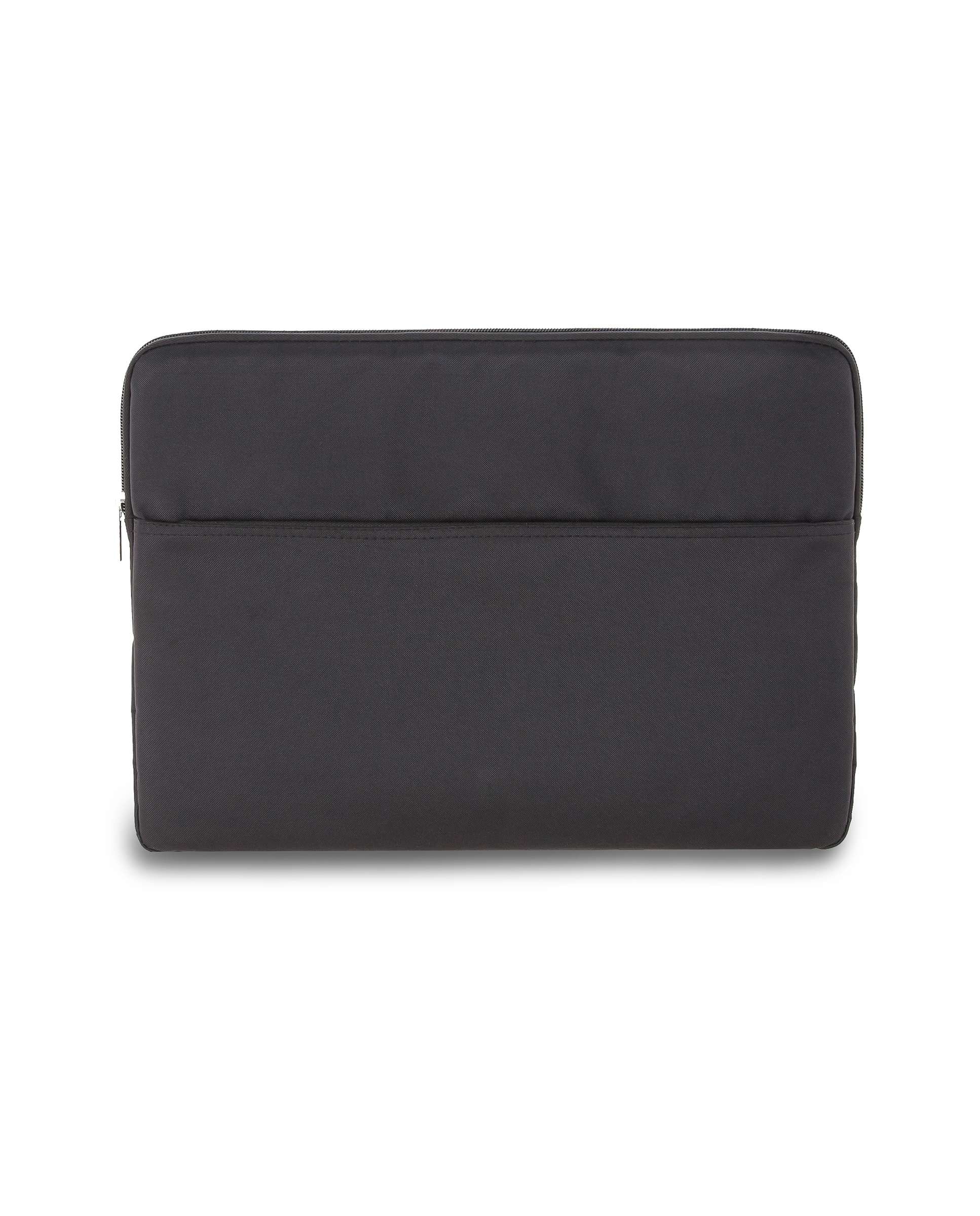 Funda para port til unisex con bolsillos frontales en negro con