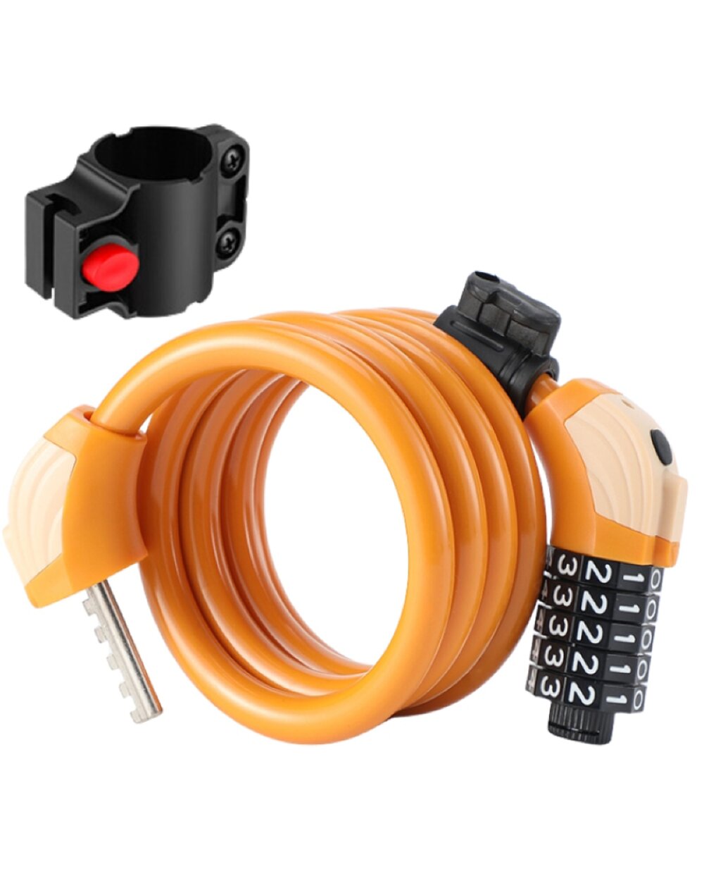 Candado Five Lock Pro ZWheel - Naranja Naranja-2