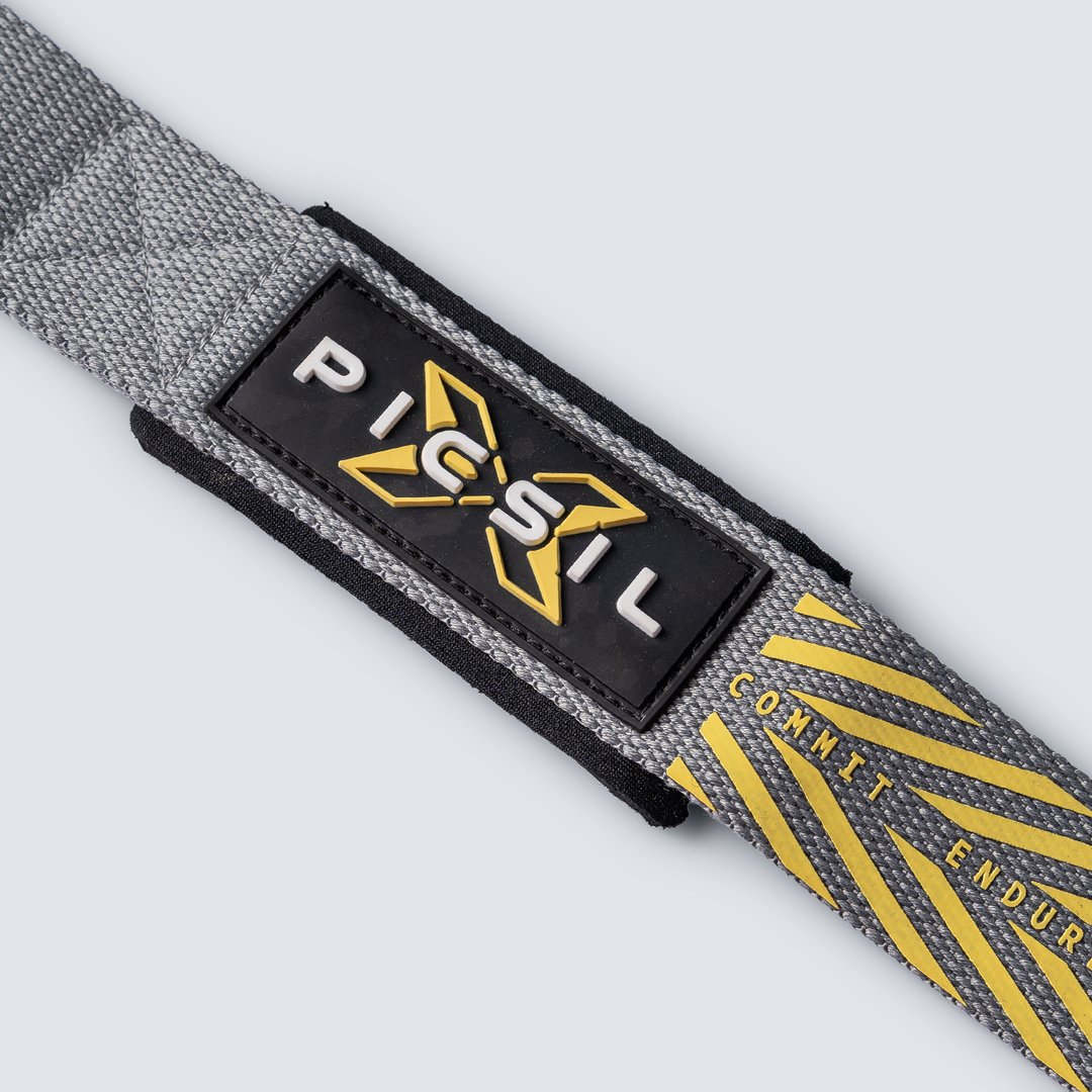 Correas de Halterofilia PICSIL - Gris Gris-4