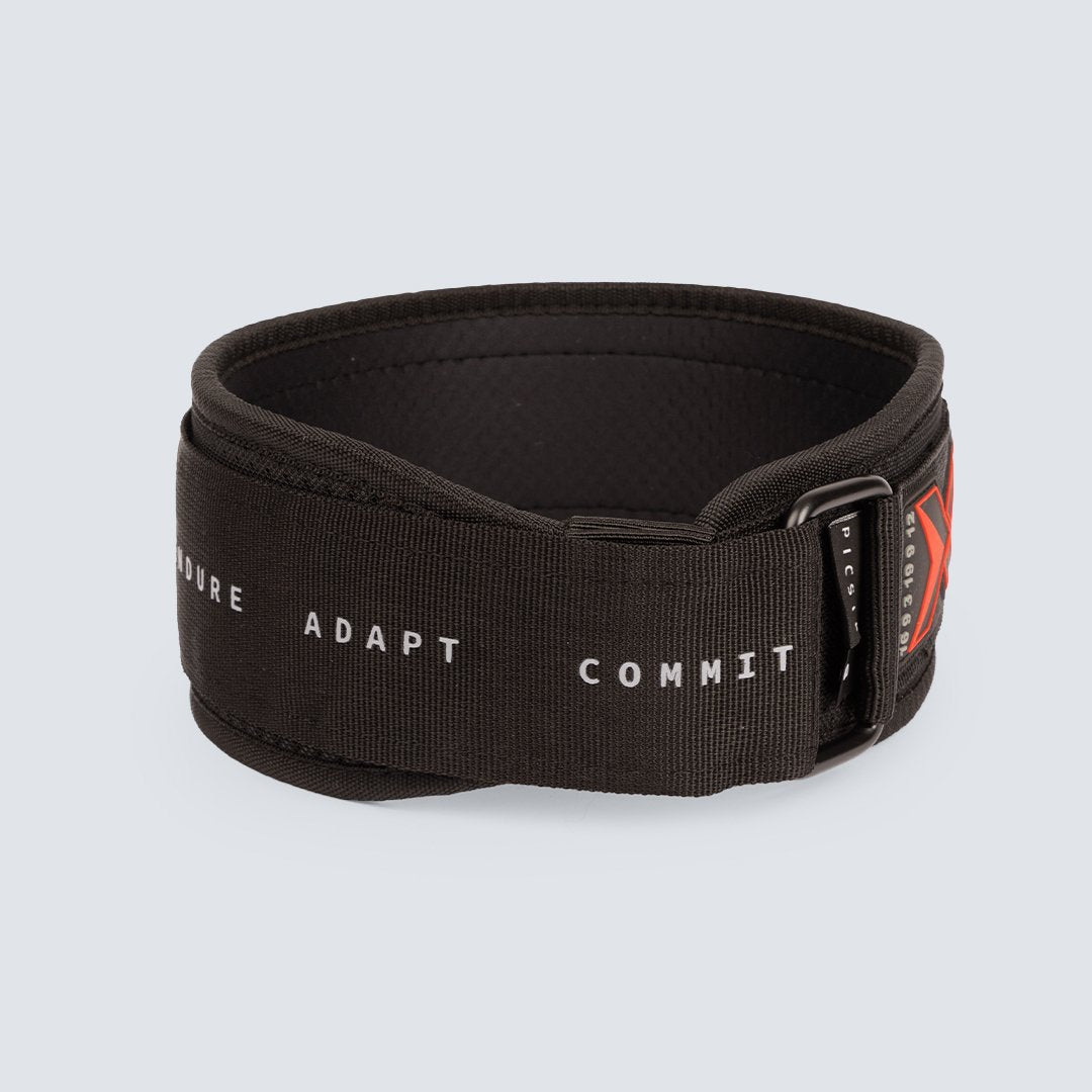 Cinturón unisex para halterofilia PICSIL - Negro Negro-3