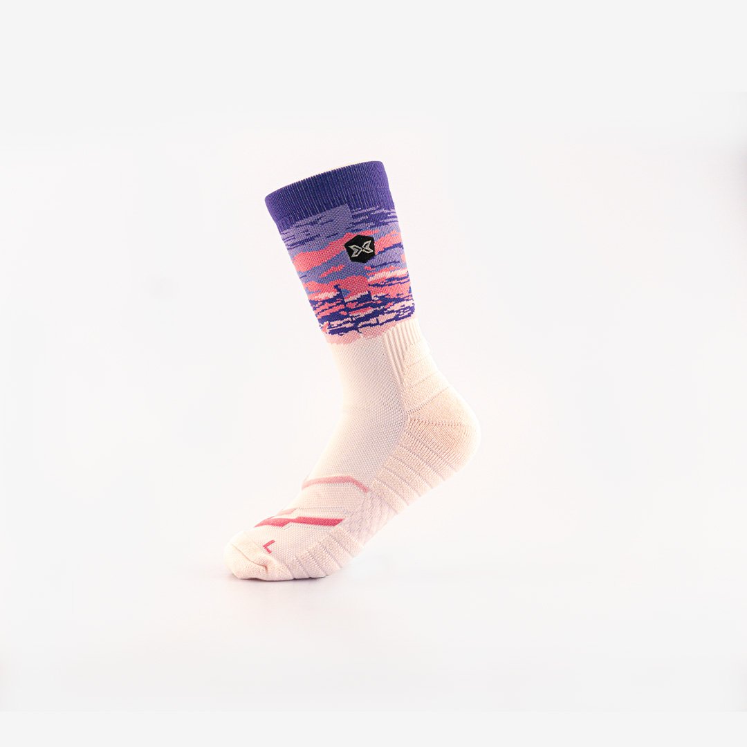 Imagen 0 de Calcetines Deportivos unisex Pro Sport Socks Picsil Morado