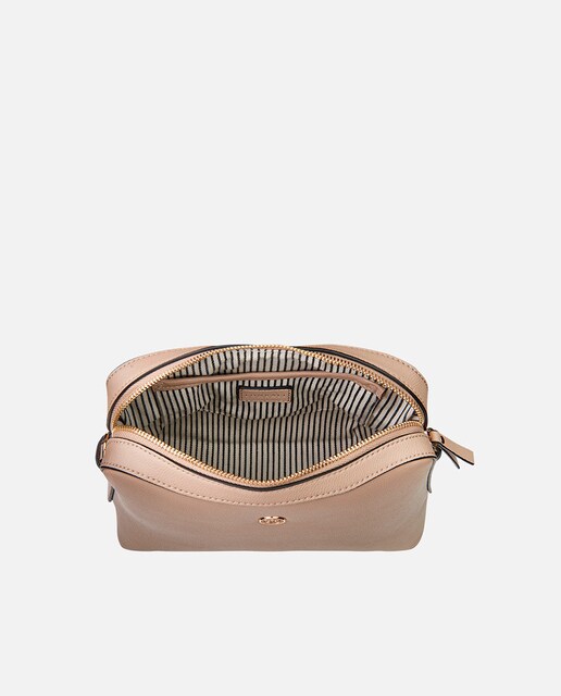 Bolso Bandolera Pequeña De Mujer TOMMY HILFIGER Beige Aw0aw157010 | Entregas En 24h
