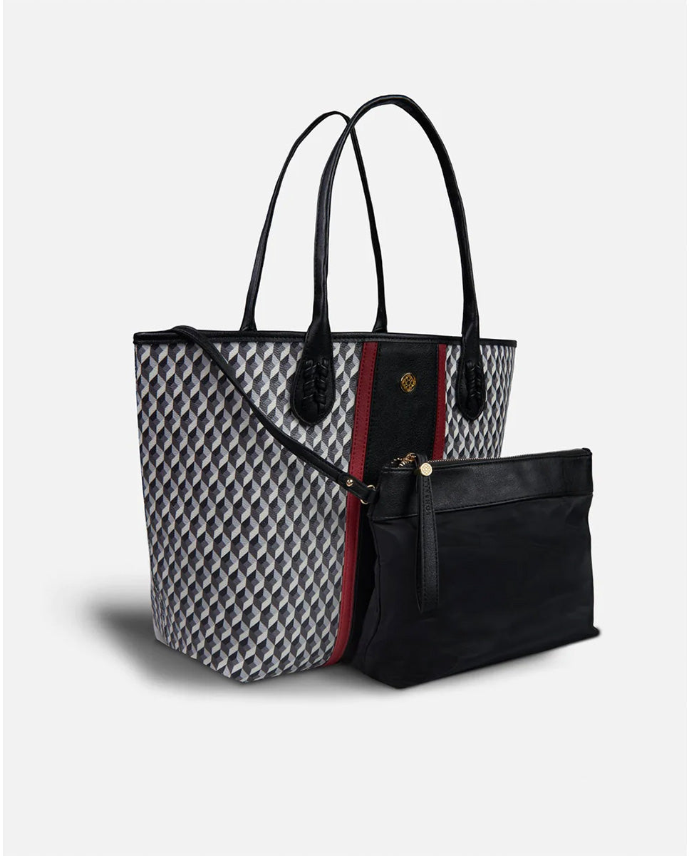 Bolso shopper born arrow - Lonbali - Negro Negro-3